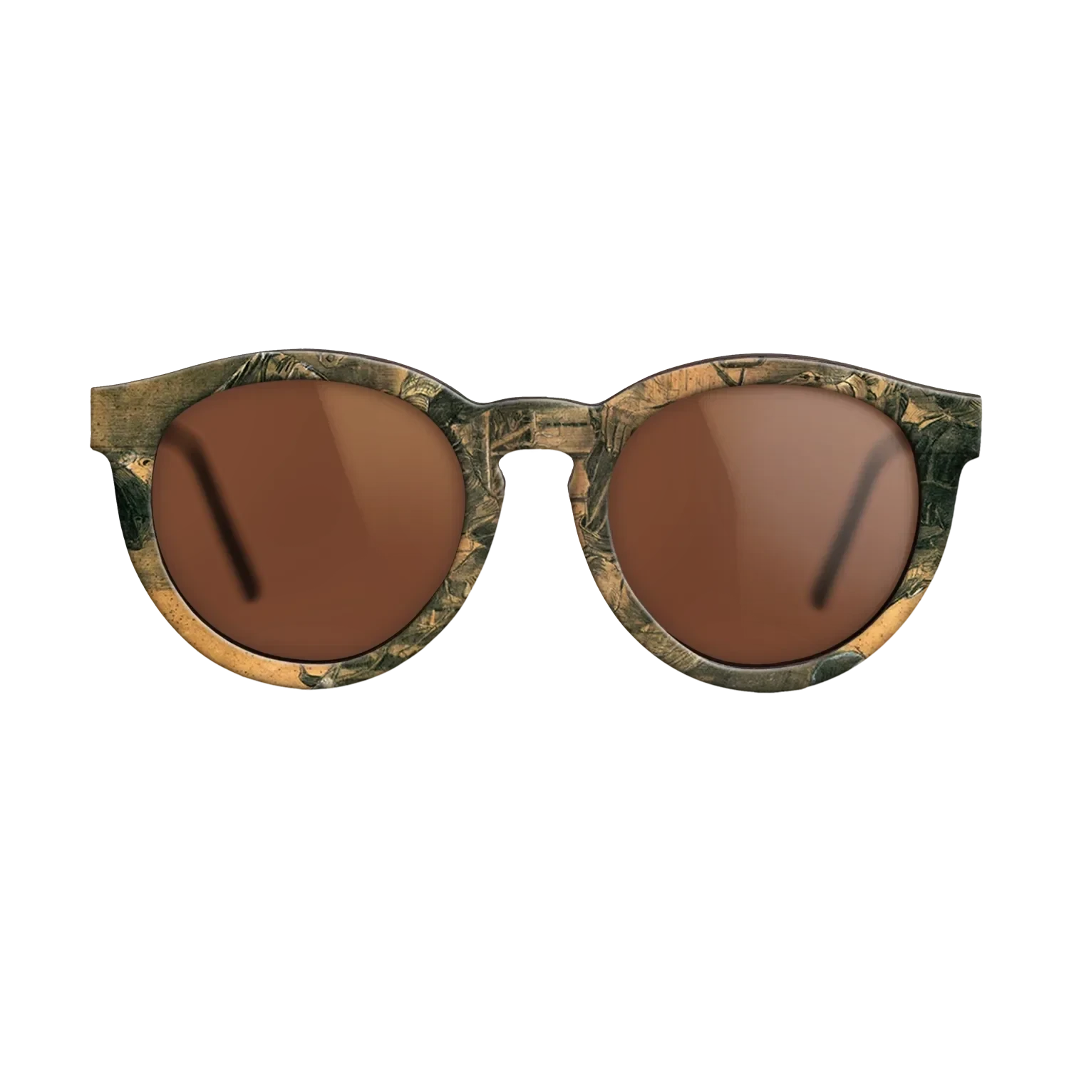 Oil Painting on Straight Grain Walnut: Rococo - An Old Man Putting Dry Rice on the Hearth, 1881 - Vincent van Gogh - The Rebel - Round - 682 - SIRIS wood optic