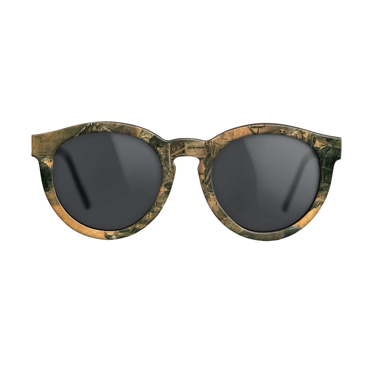 Oil Painting on Straight Grain Walnut: Rococo - An Old Man Putting Dry Rice on the Hearth, 1881 - Vincent van Gogh - The Rebel - Round - 682 - SIRIS wood optic