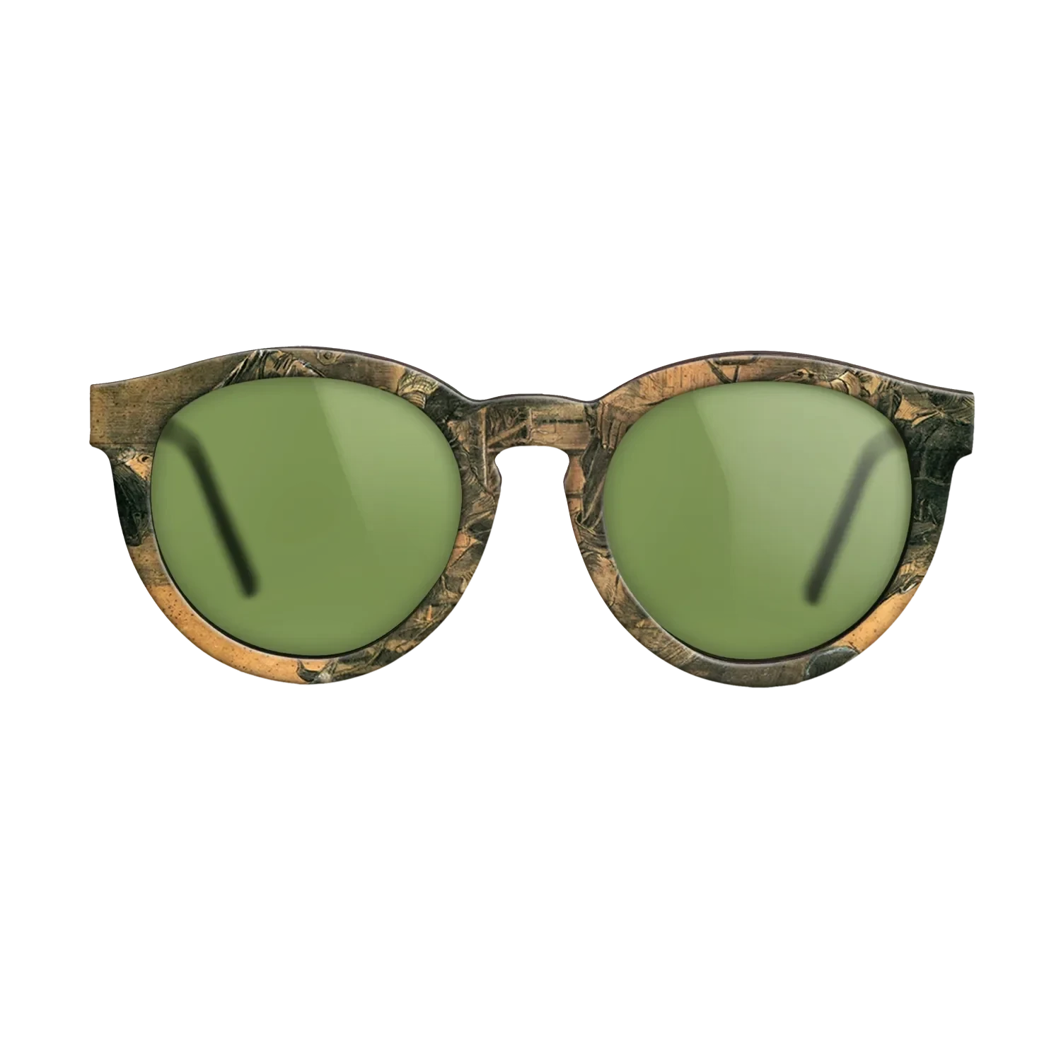 Oil Painting on Straight Grain Walnut: Rococo - An Old Man Putting Dry Rice on the Hearth, 1881 - Vincent van Gogh - The Rebel - Round - 682 - SIRIS wood optic