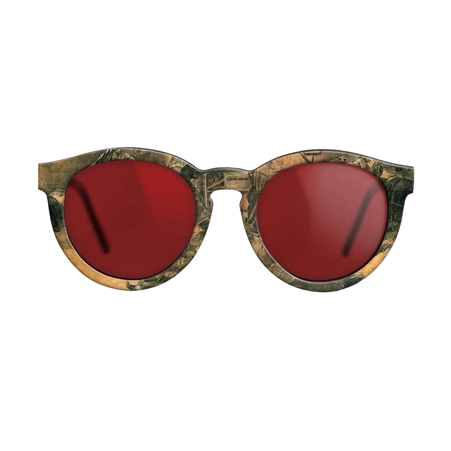 Oil Painting on Straight Grain Walnut: Rococo - An Old Man Putting Dry Rice on the Hearth, 1881 - Vincent van Gogh - The Rebel - Round - 682 - SIRIS wood optic