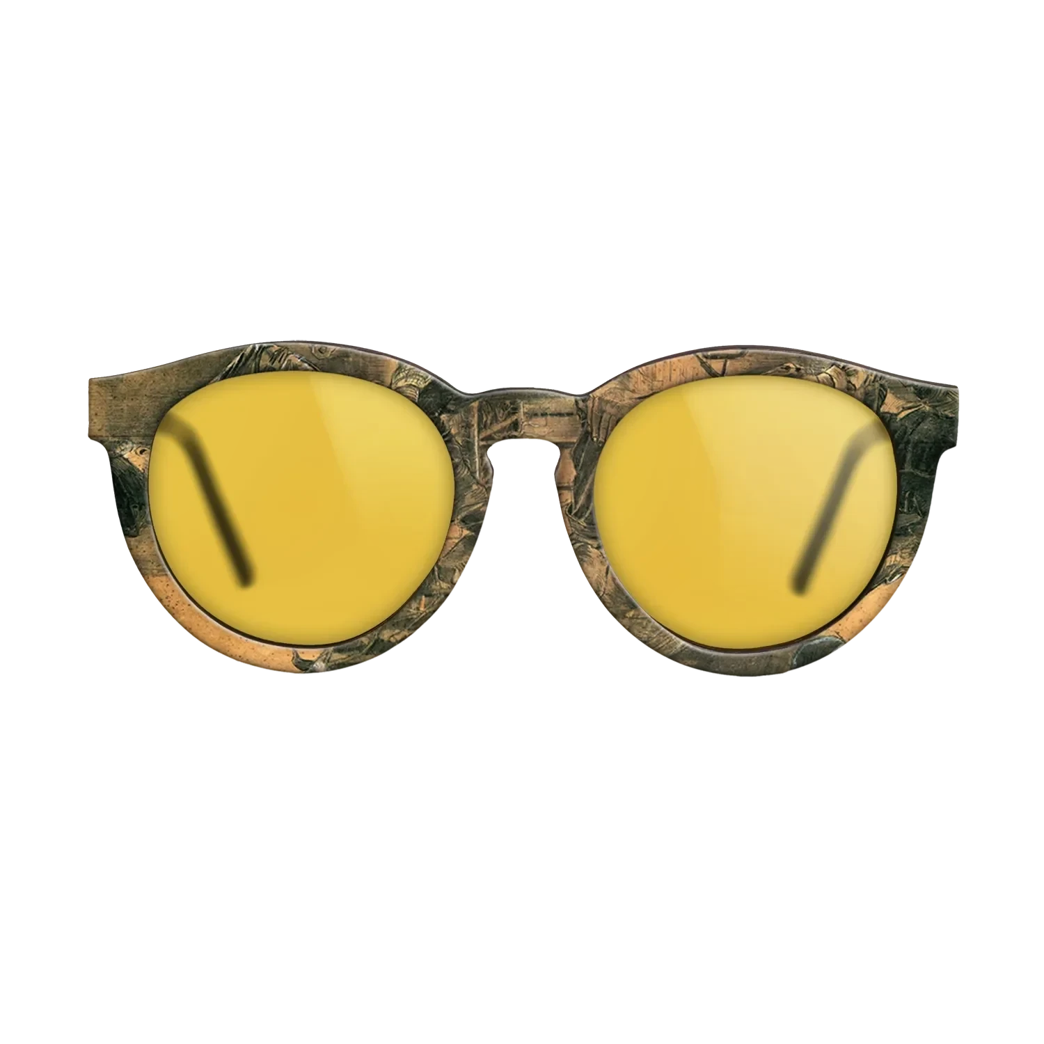 Oil Painting on Straight Grain Walnut: Rococo - An Old Man Putting Dry Rice on the Hearth, 1881 - Vincent van Gogh - The Rebel - Round - 682 - SIRIS wood optic