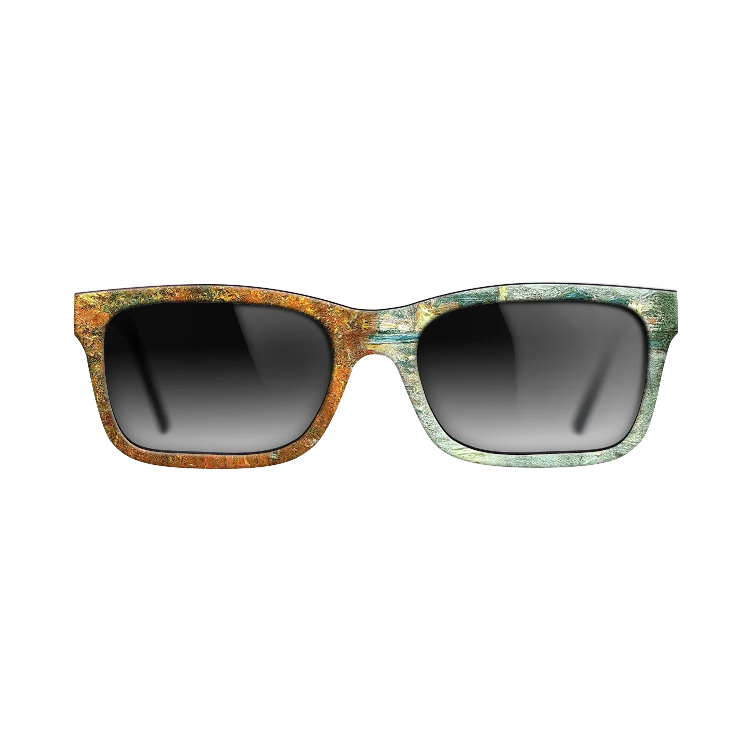 Oil Painting on Straight Grain Walnut: Rococo - Autumn Effect at Argenteuil Claude Monet - The Sage - Rectangle - 1483 - SIRIS wood optic