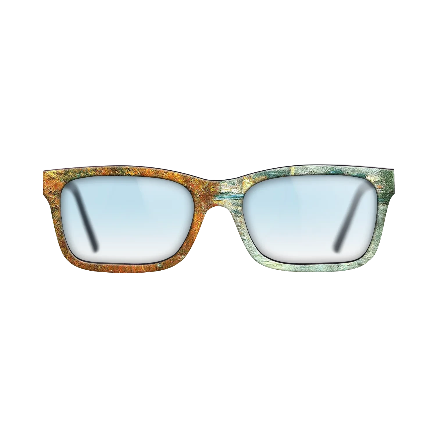 Oil Painting on Straight Grain Walnut: Rococo - Autumn Effect at Argenteuil Claude Monet - The Sage - Rectangle - 1483 - SIRIS wood optic