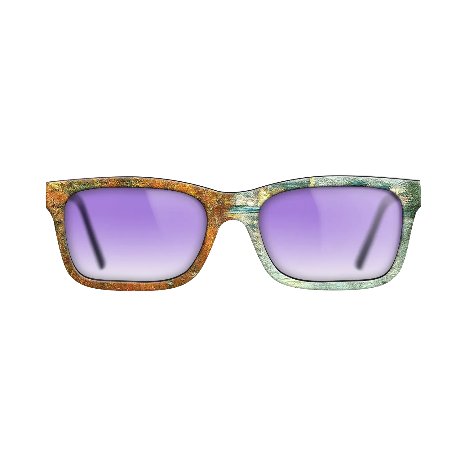 Oil Painting on Straight Grain Walnut: Rococo - Autumn Effect at Argenteuil Claude Monet - The Sage - Rectangle - 1483 - SIRIS wood optic