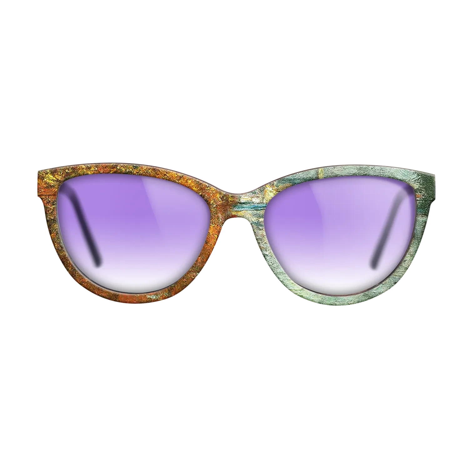 Oil Painting on Straight Grain Walnut: Rococo - Autumn Effect at Argenteuil Claude Monet - The Maiden - Cat - 1483 - SIRIS wood optic