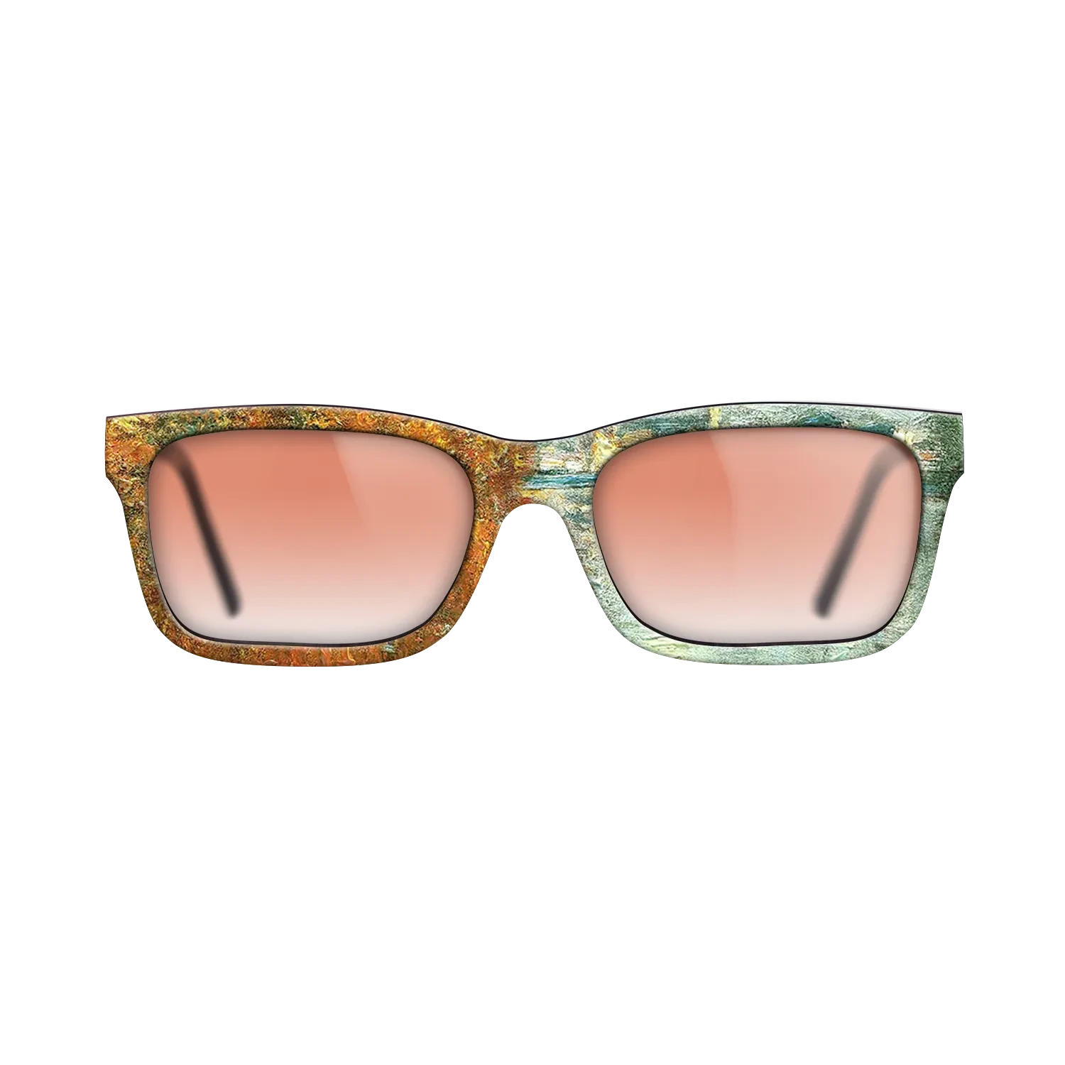 Oil Painting on Straight Grain Walnut: Rococo - Autumn Effect at Argenteuil Claude Monet - The Sage - Rectangle - 1483 - SIRIS wood optic