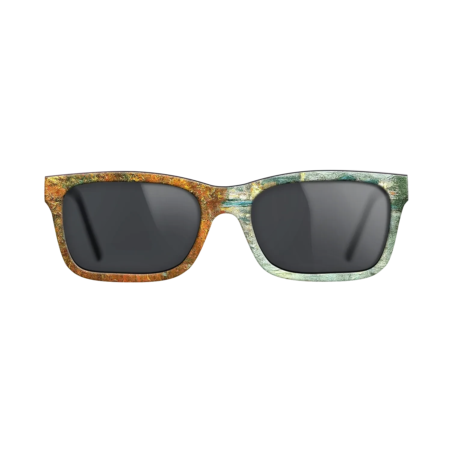 Oil Painting on Straight Grain Walnut: Rococo - Autumn Effect at Argenteuil Claude Monet - The Sage - Rectangle - 1483 - SIRIS wood optic