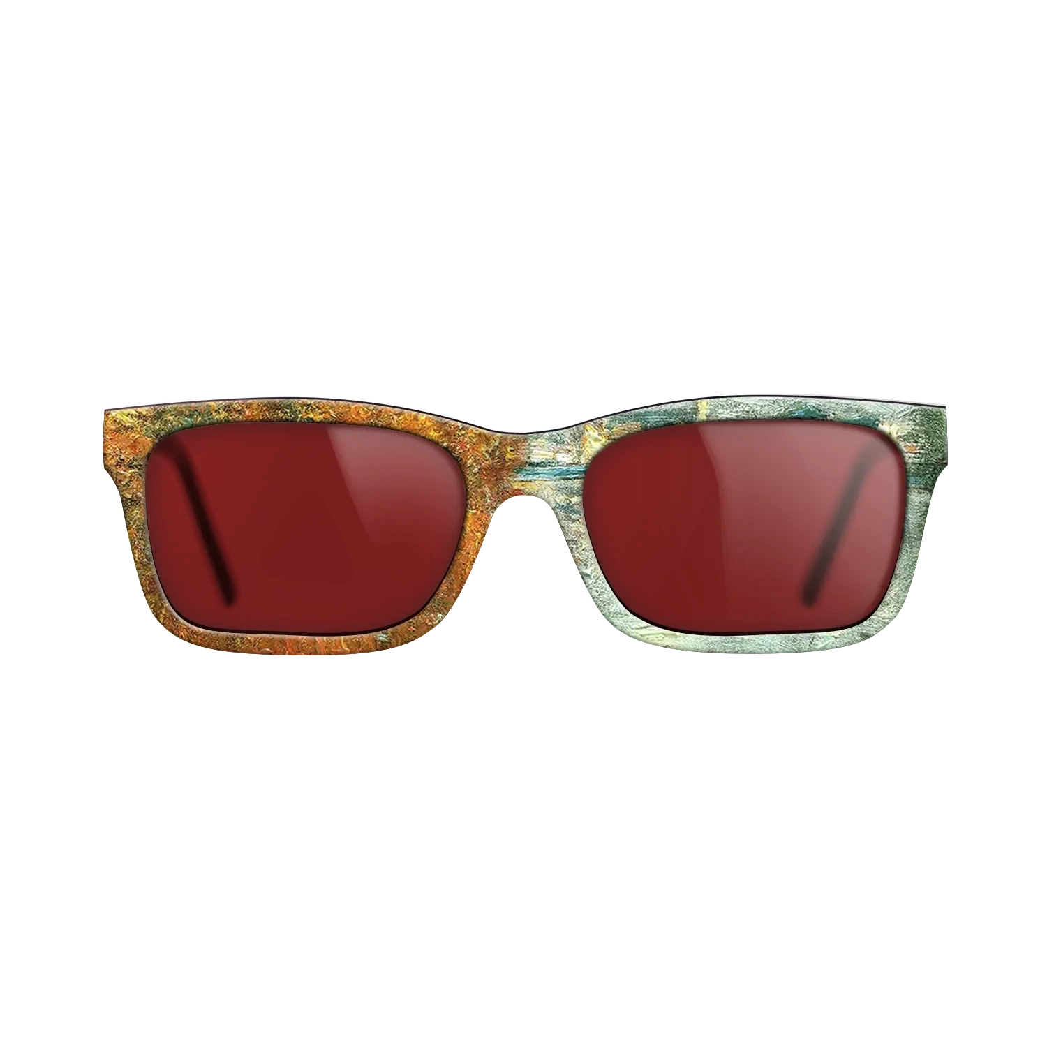 Oil Painting on Straight Grain Walnut: Rococo - Autumn Effect at Argenteuil Claude Monet - The Sage - Rectangle - 1483 - SIRIS wood optic