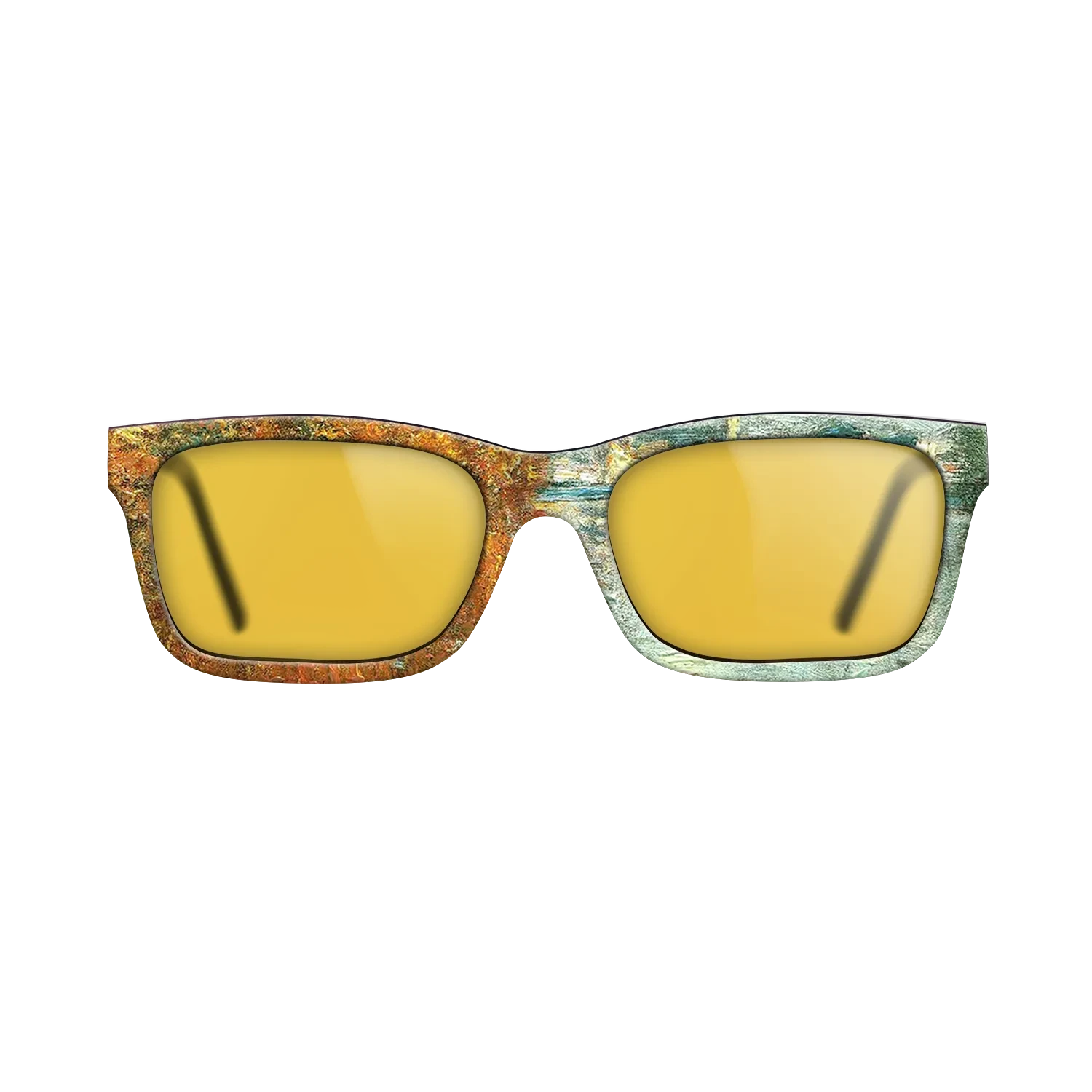 Oil Painting on Straight Grain Walnut: Rococo - Autumn Effect at Argenteuil Claude Monet - The Sage - Rectangle - 1483 - SIRIS wood optic