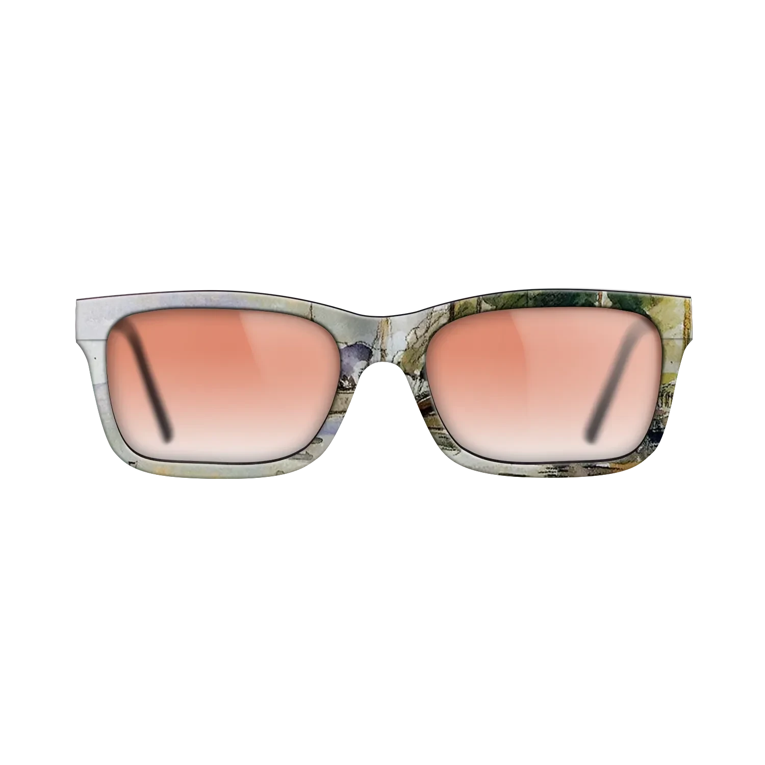 Oil Painting on Straight Grain Walnut: Rococo - Boats at Dock - Camille Pissarro - The Sage - Rectangle - 1383 - SIRIS wood optic