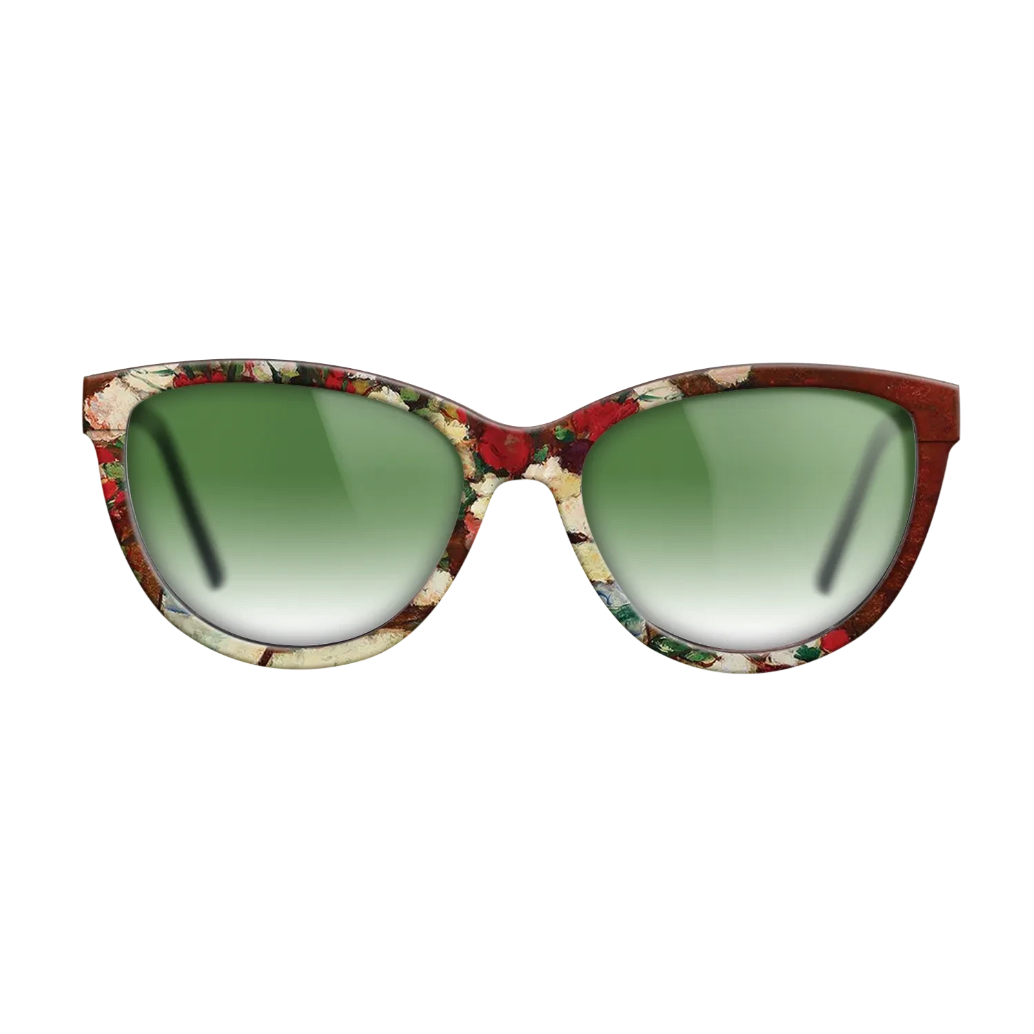 Oil Painting on Straight Grain Walnut: Rococo - Carnations, 1907 - Stefan Luchian - The Maiden - Cat - 1026 - SIRIS wood optic