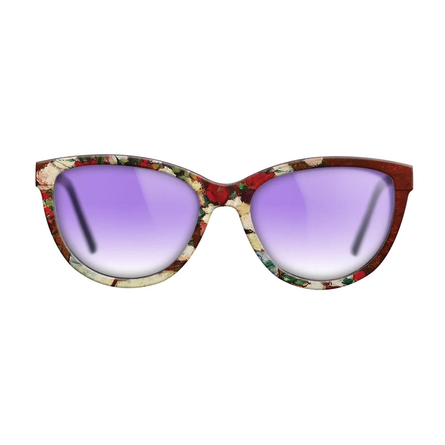 Oil Painting on Straight Grain Walnut: Rococo - Carnations, 1907 - Stefan Luchian - The Maiden - Cat - 1026 - SIRIS wood optic