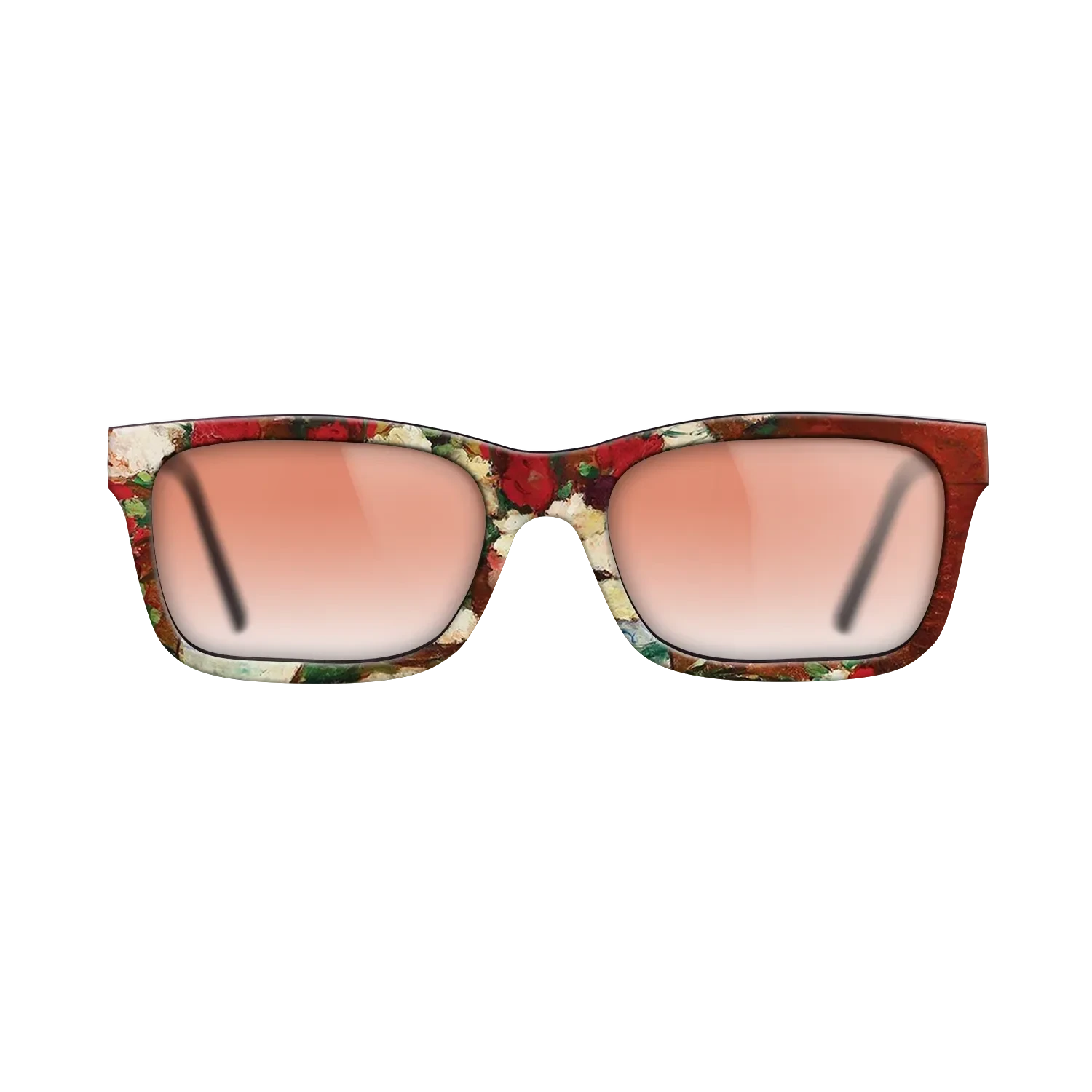 Oil Painting on Straight Grain Walnut: Rococo - Carnations, 1907 - Stefan Luchian - The Sage - Rectangle - 1026 - SIRIS wood optic