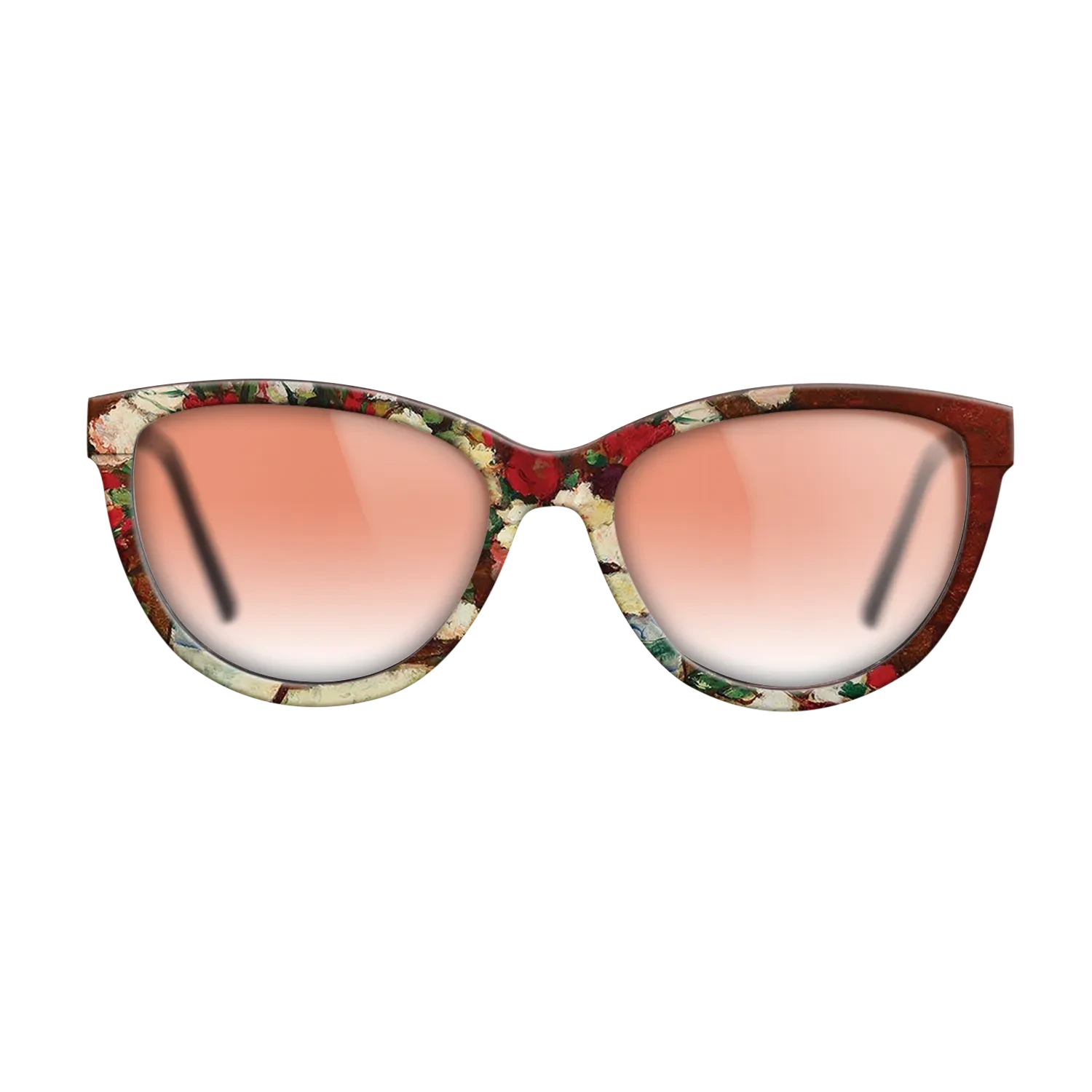 Oil Painting on Straight Grain Walnut: Rococo - Carnations, 1907 - Stefan Luchian - The Maiden - Cat - 1026 - SIRIS wood optic