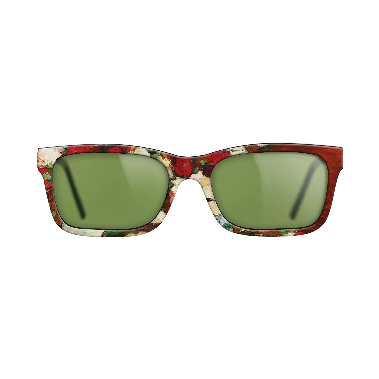 Oil Painting on Straight Grain Walnut: Rococo - Carnations, 1907 - Stefan Luchian - The Sage - Rectangle - 1026 - SIRIS wood optic