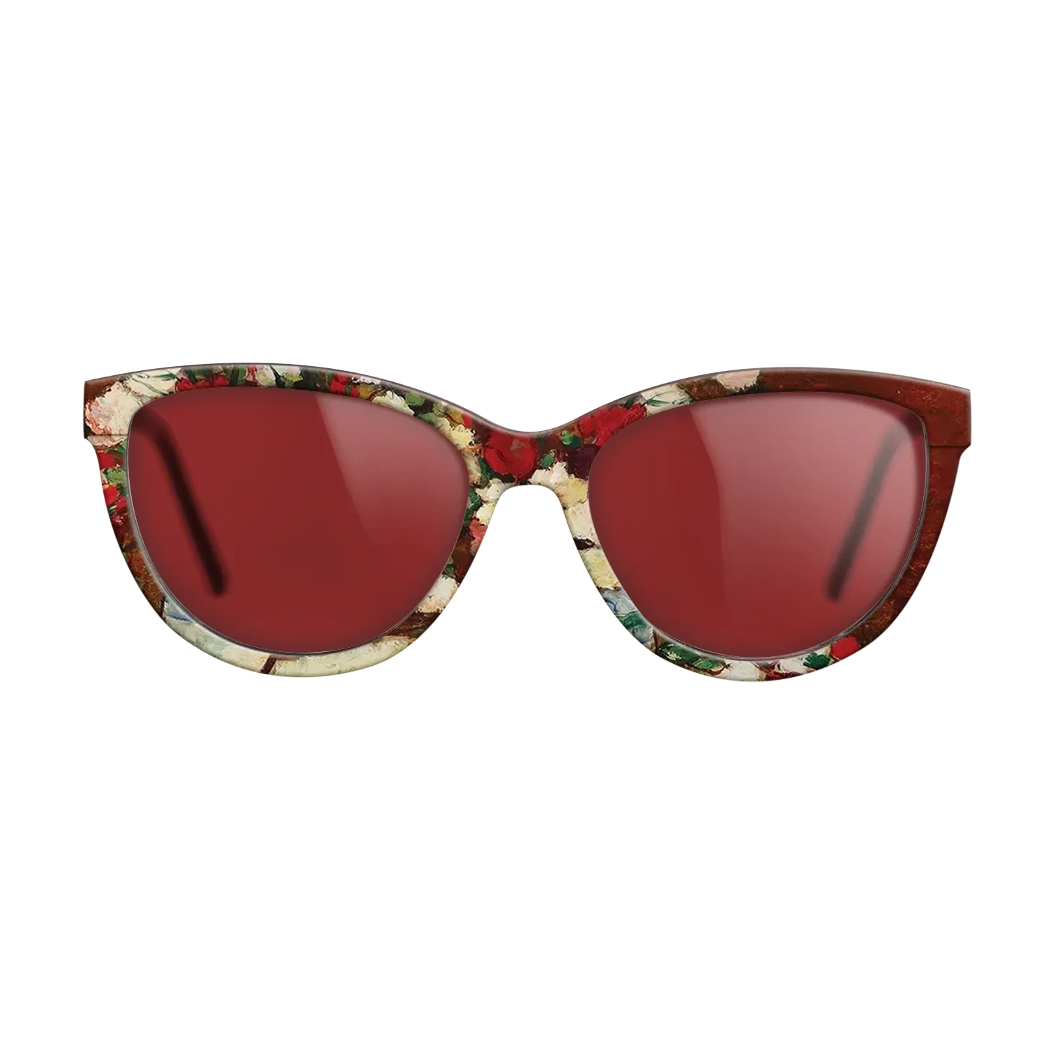 Oil Painting on Straight Grain Walnut: Rococo - Carnations, 1907 - Stefan Luchian - The Maiden - Cat - 1026 - SIRIS wood optic