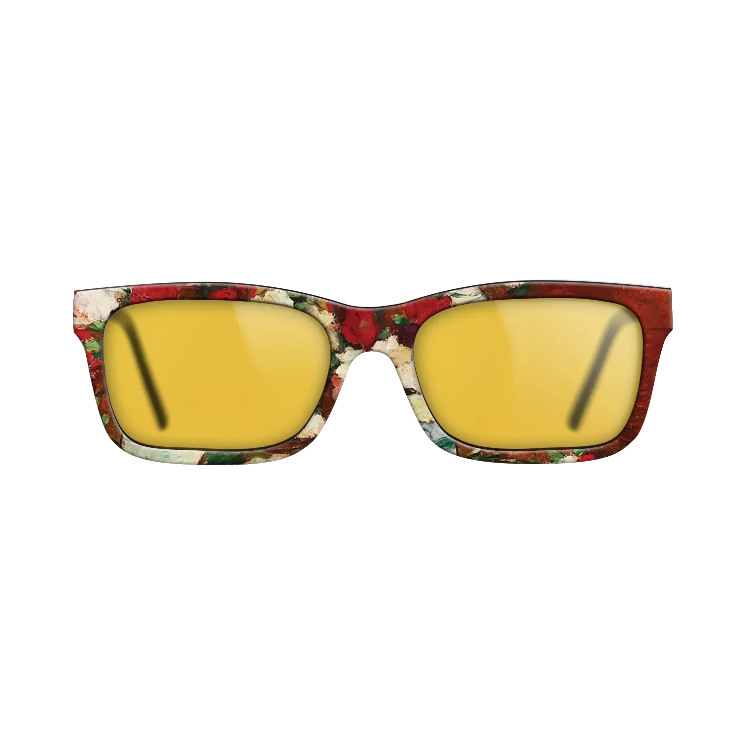 Oil Painting on Straight Grain Walnut: Rococo - Carnations, 1907 - Stefan Luchian - The Sage - Rectangle - 1026 - SIRIS wood optic