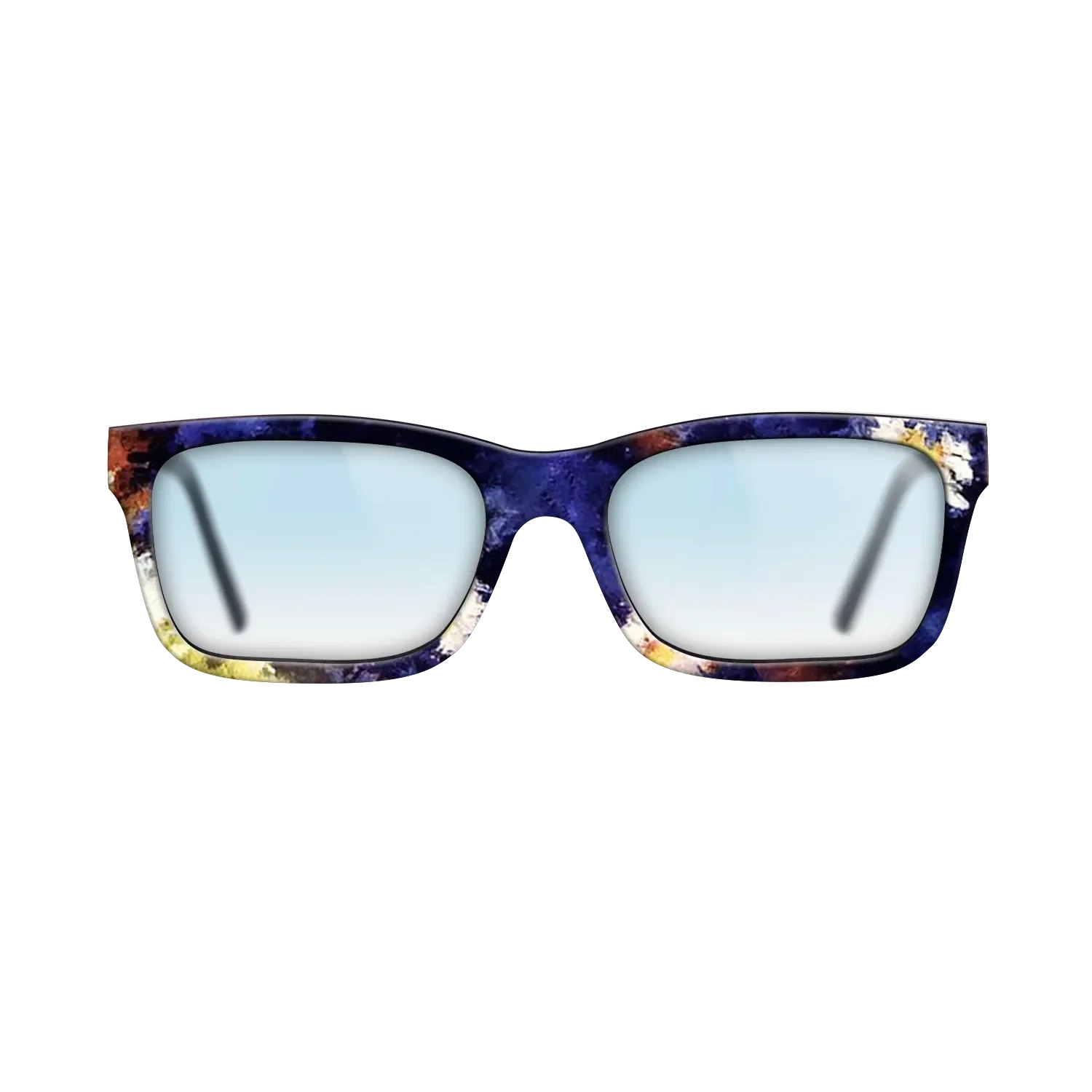 Oil Painting on Straight Grain Walnut: Rococo - Cornflowers - Stefan Luchian - The Sage - Rectangle - 1588 - SIRIS wood optic