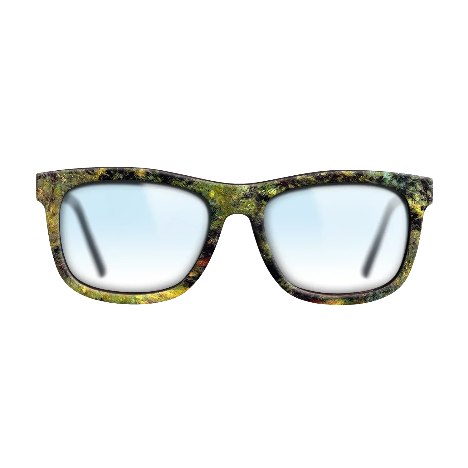 Oil Painting on Straight Grain Walnut: Rococo - Forest Path, 1875 - Pierre-Auguste Renoir - The Hero - Square - 1596 - SIRIS wood optic