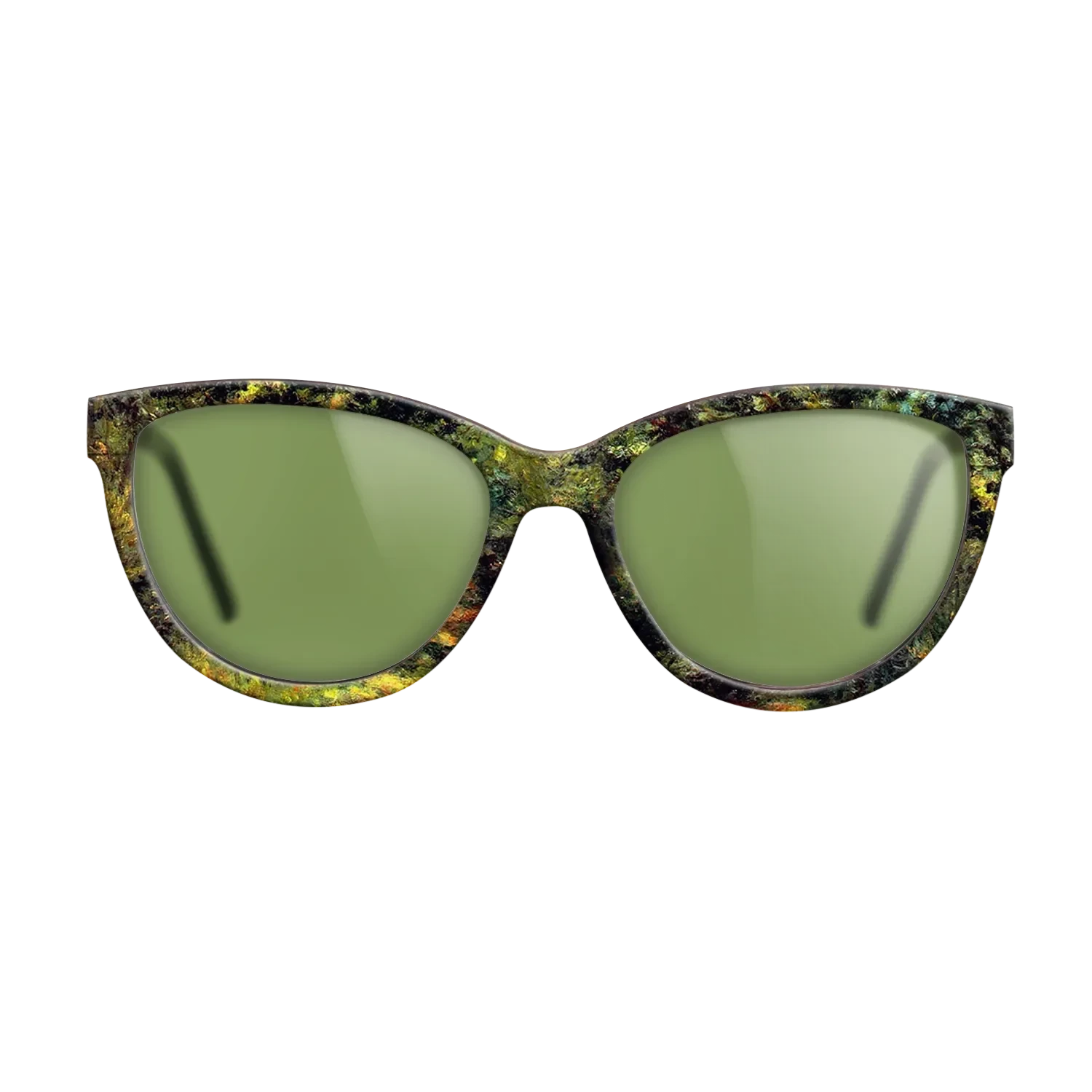 Oil Painting on Straight Grain Walnut: Rococo - Forest Path, 1875 - Pierre-Auguste Renoir - The Maiden - Cat - 1596 - SIRIS wood optic