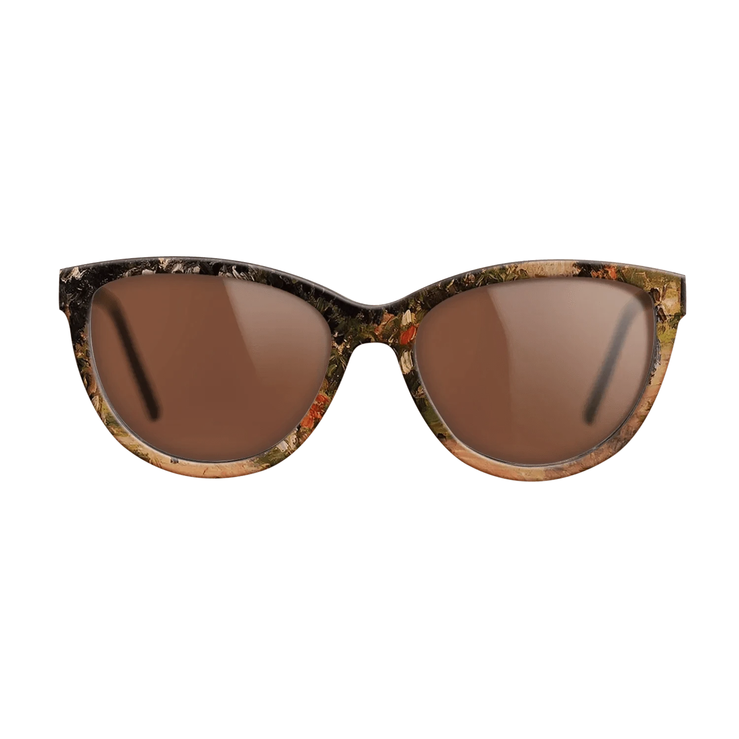 Oil Painting on Straight Grain Walnut: Rococo - Garden at Eragny, 1899 - Camille Pissarro - The Maiden - Cat - 1371 - SIRIS wood optic