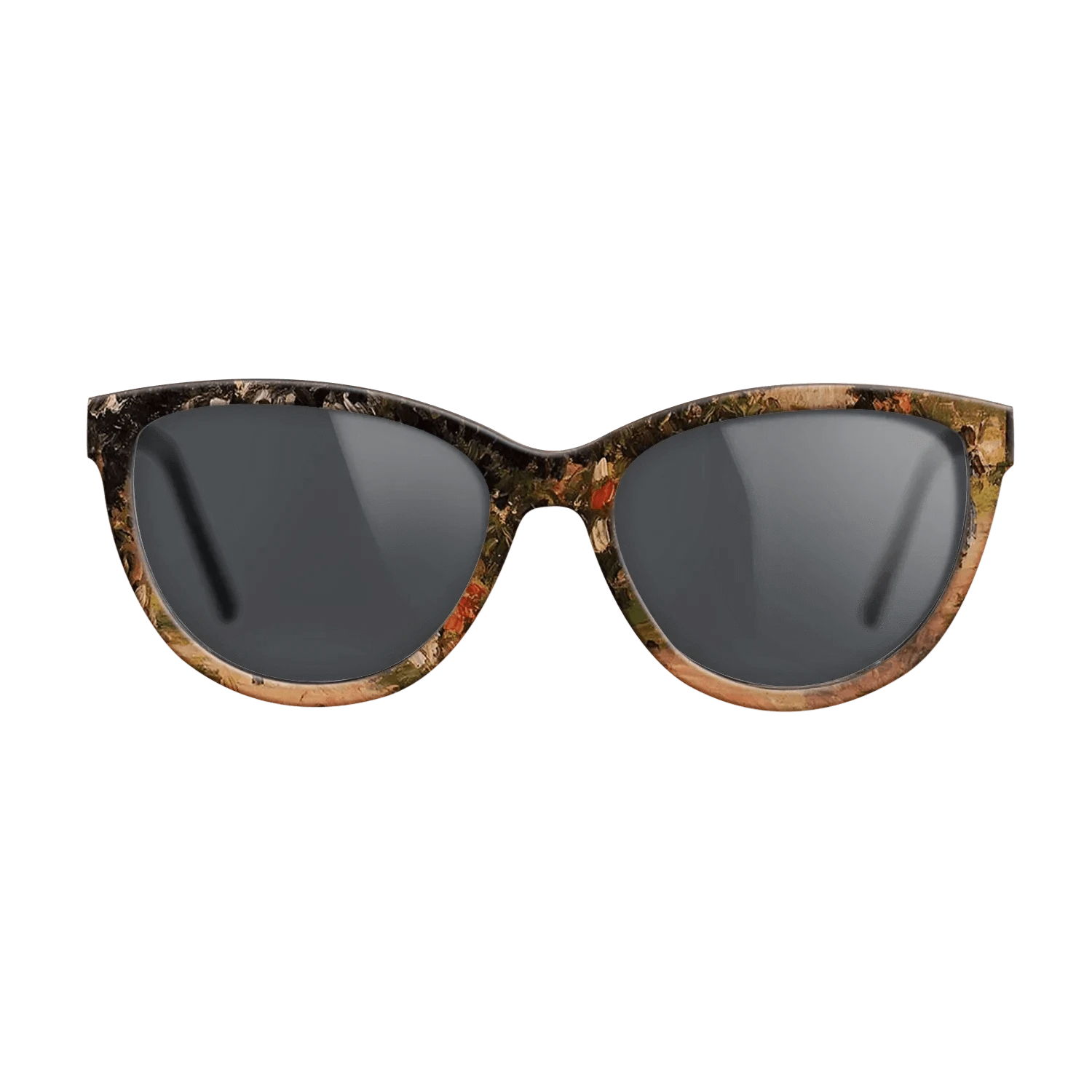 Oil Painting on Straight Grain Walnut: Rococo - Garden at Eragny, 1899 - Camille Pissarro - The Maiden - Cat - 1371 - SIRIS wood optic