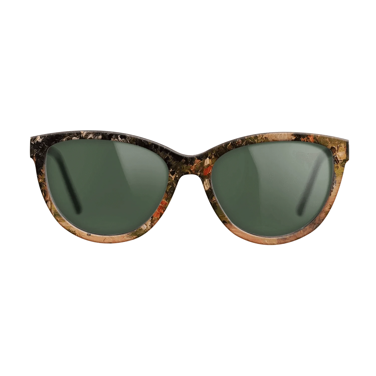 Oil Painting on Straight Grain Walnut: Rococo - Garden at Eragny, 1899 - Camille Pissarro - The Maiden - Cat - 1371 - SIRIS wood optic