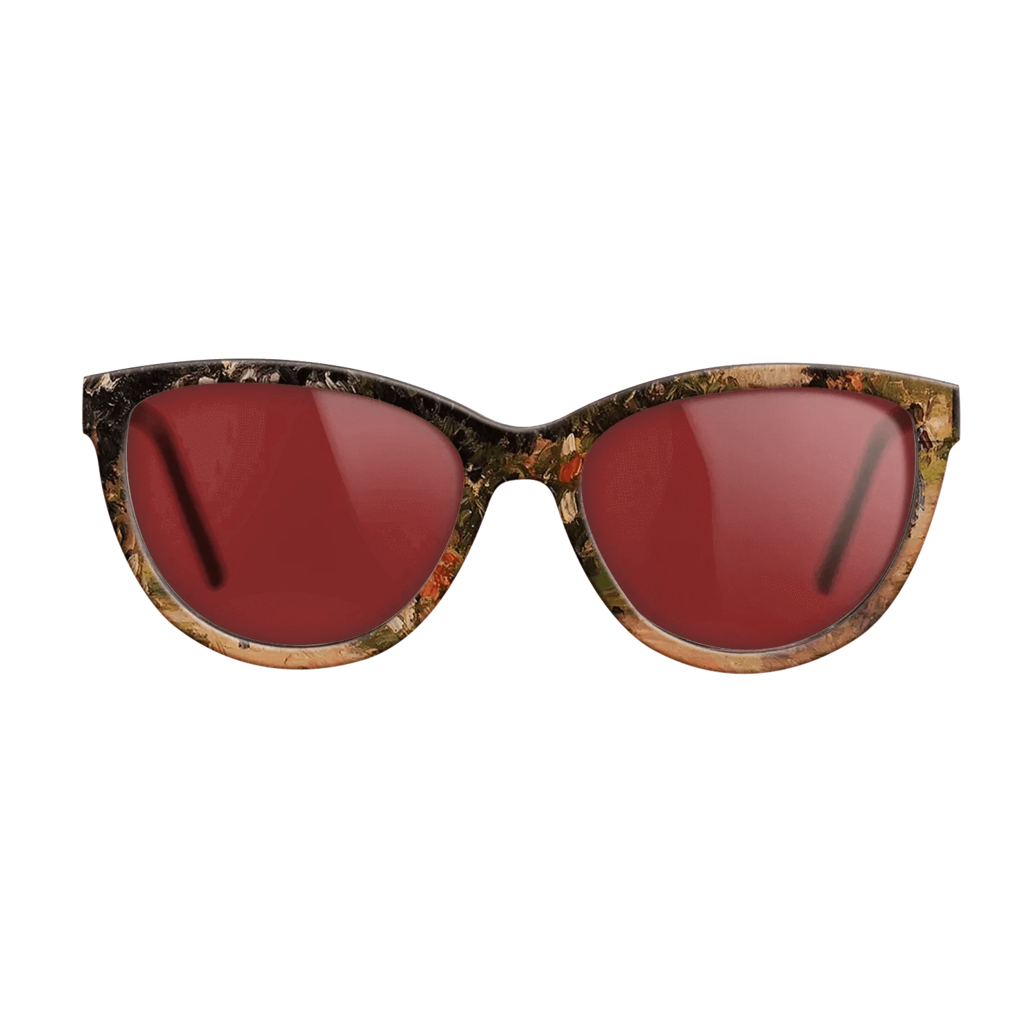 Oil Painting on Straight Grain Walnut: Rococo - Garden at Eragny, 1899 - Camille Pissarro - The Maiden - Cat - 1371 - SIRIS wood optic