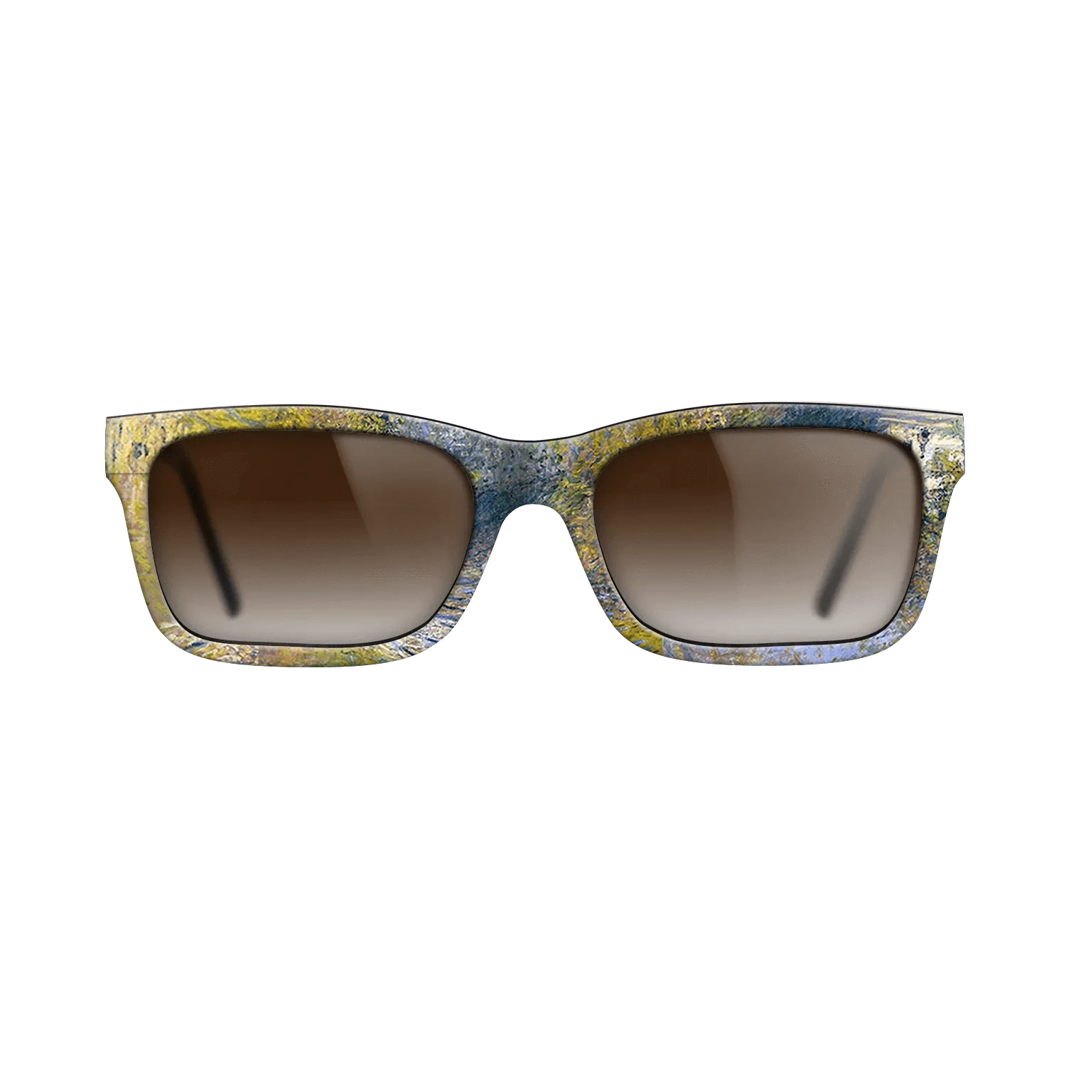 Oil Painting on Straight Grain Walnut: Rococo - Geese in the creek, 1874 - Claude Monet - The Sage - Rectangle - 1945 - SIRIS wood optic