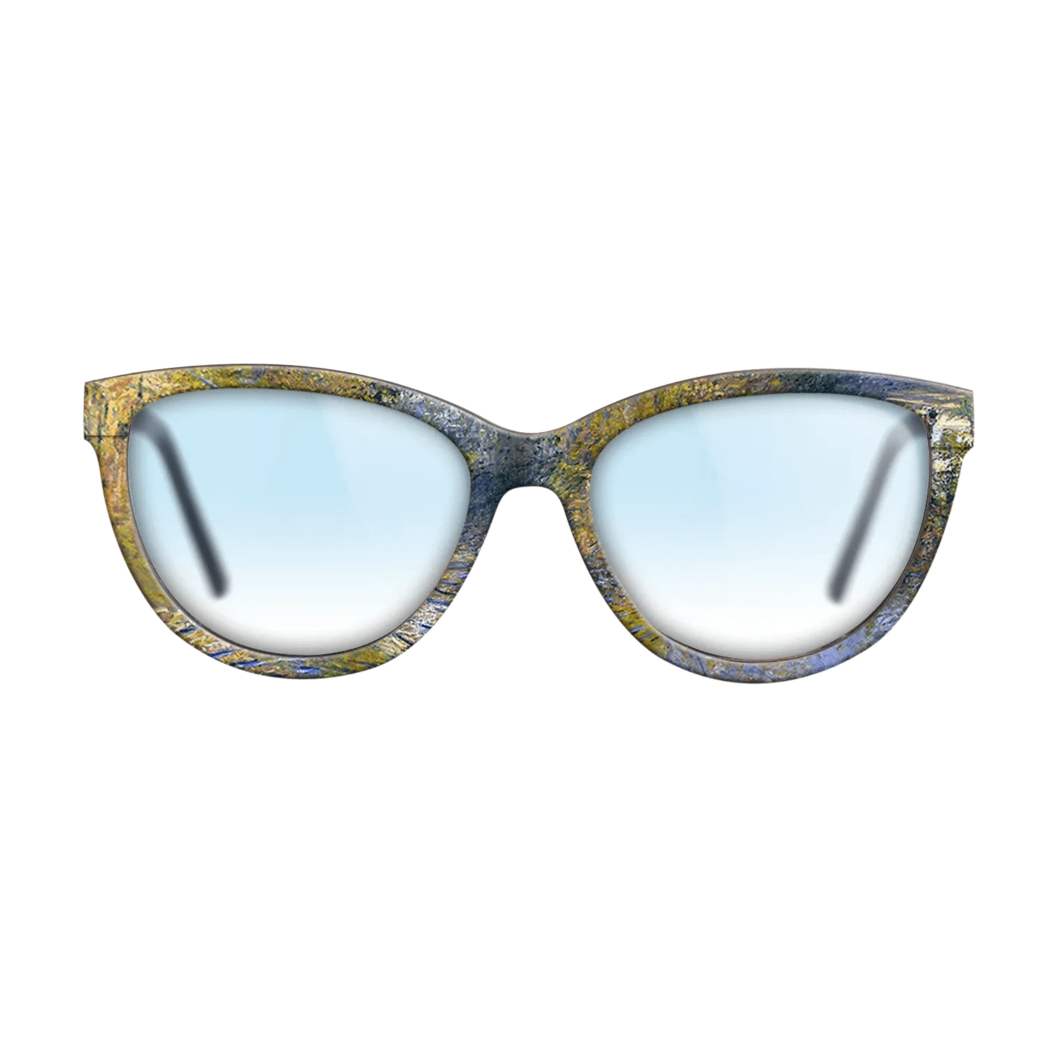 Oil Painting on Straight Grain Walnut: Rococo - Geese in the creek, 1874 - Claude Monet - The Maiden - Cat - 1945 - SIRIS wood optic