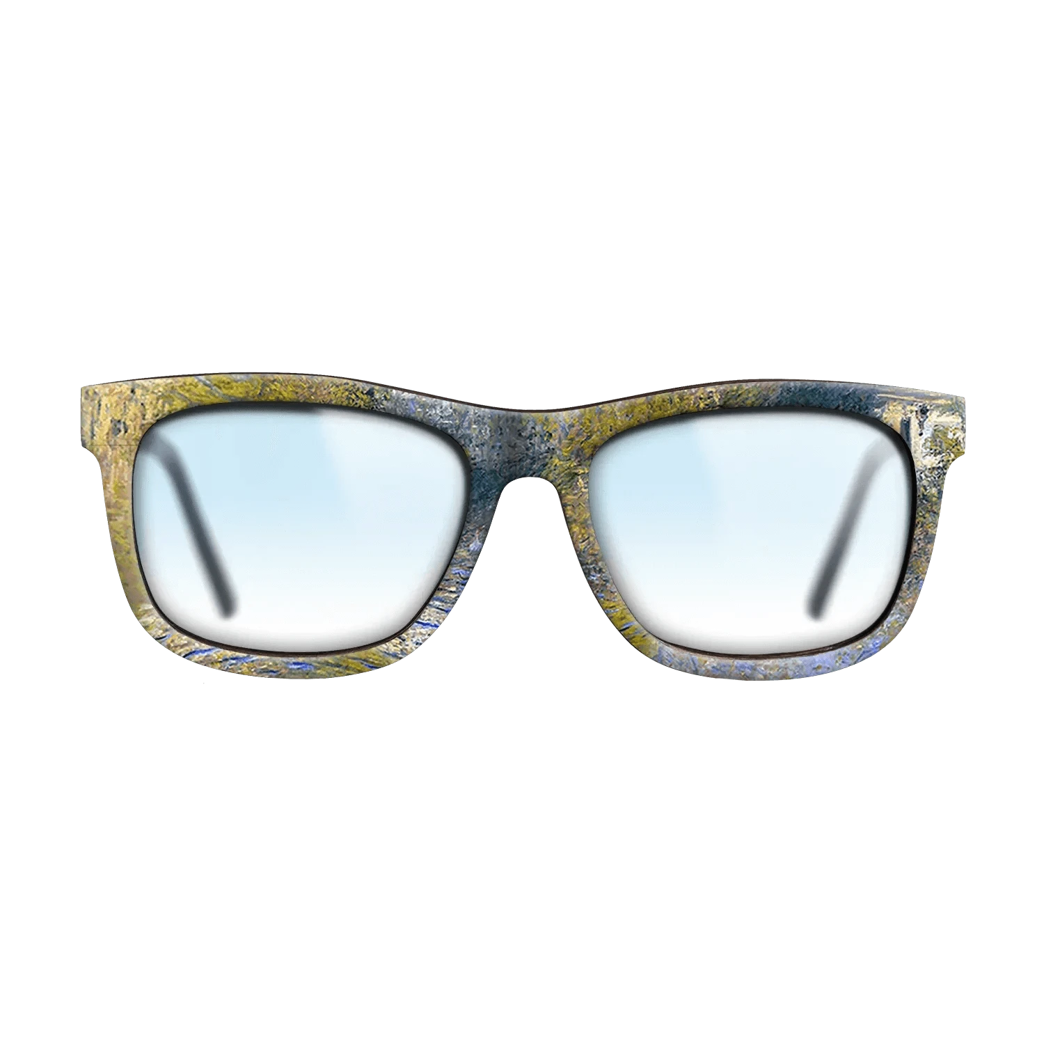 Oil Painting on Straight Grain Walnut: Rococo - Geese in the creek, 1874 - Claude Monet - The Hero - Square - 1945 - SIRIS wood optic