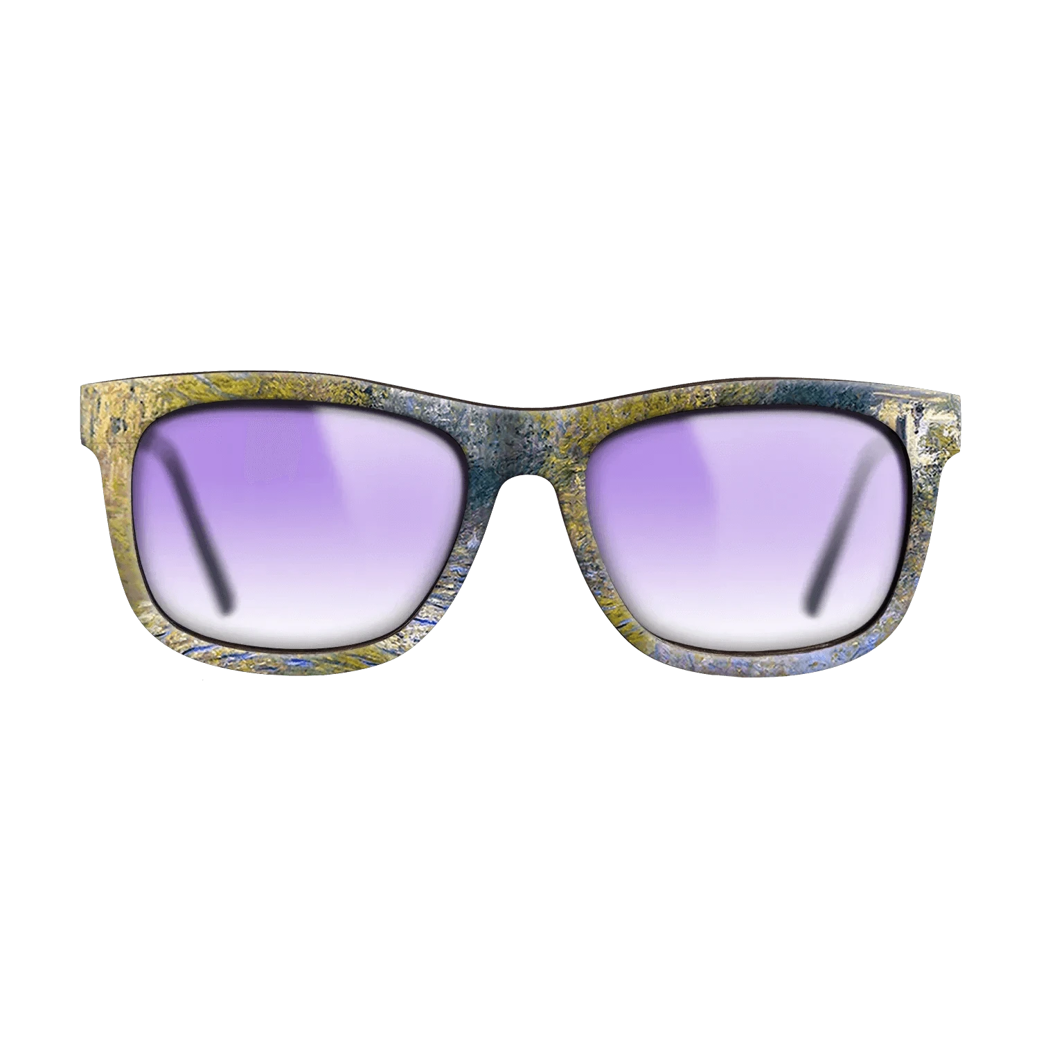 Oil Painting on Straight Grain Walnut: Rococo - Geese in the creek, 1874 - Claude Monet - The Hero - Square - 1945 - SIRIS wood optic