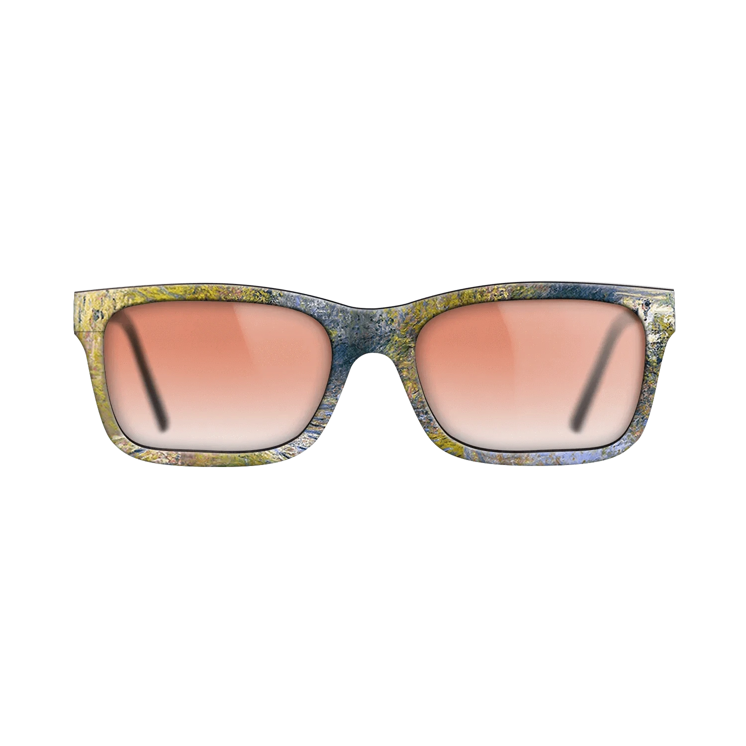 Oil Painting on Straight Grain Walnut: Rococo - Geese in the creek, 1874 - Claude Monet - The Sage - Rectangle - 1945 - SIRIS wood optic