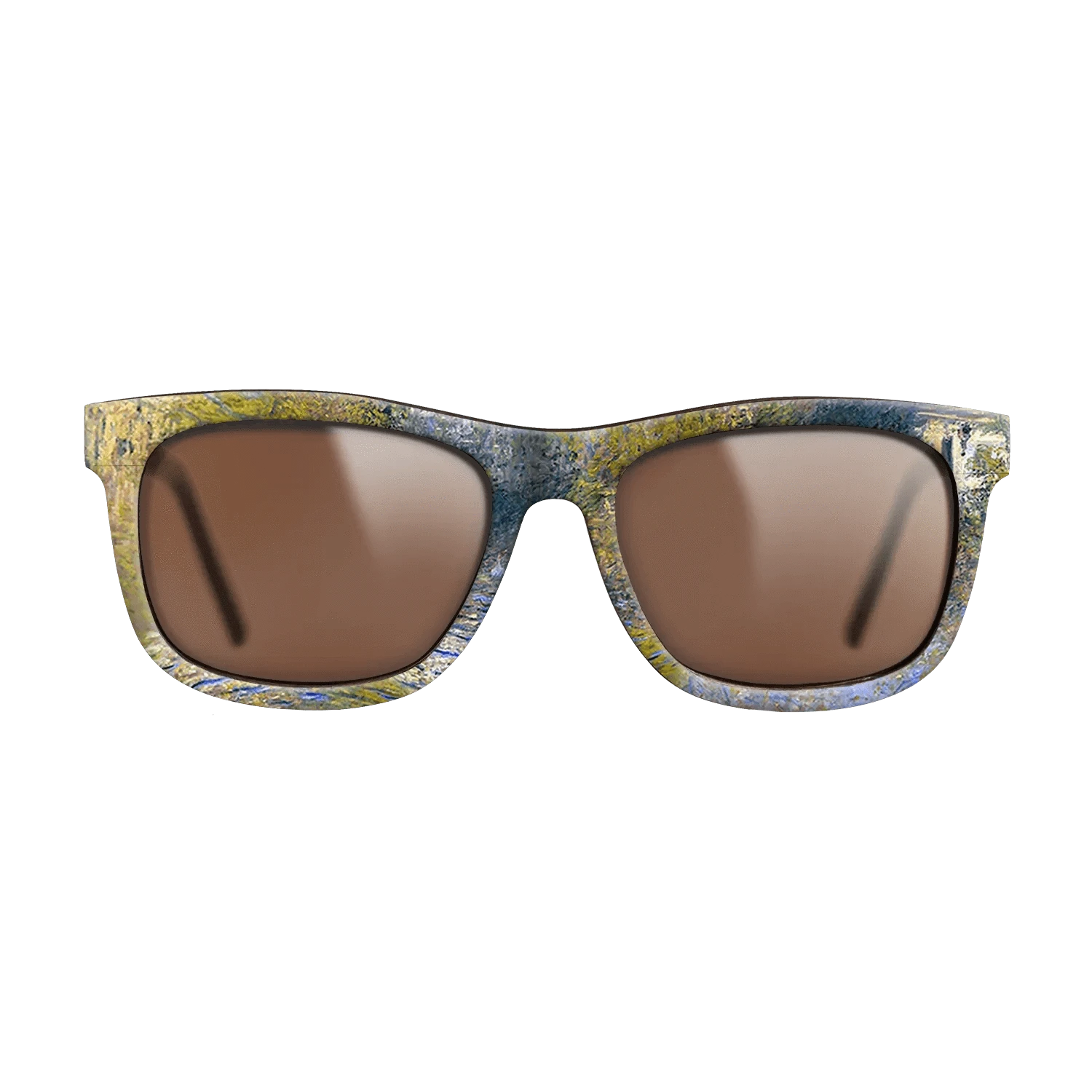 Oil Painting on Straight Grain Walnut: Rococo - Geese in the creek, 1874 - Claude Monet - The Hero - Square - 1945 - SIRIS wood optic