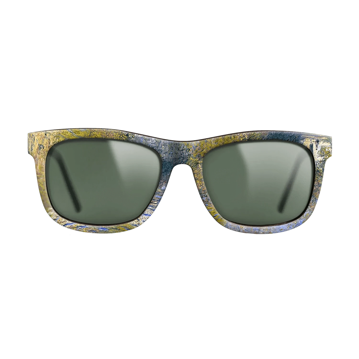 Oil Painting on Straight Grain Walnut: Rococo - Geese in the creek, 1874 - Claude Monet - The Hero - Square - 1945 - SIRIS wood optic