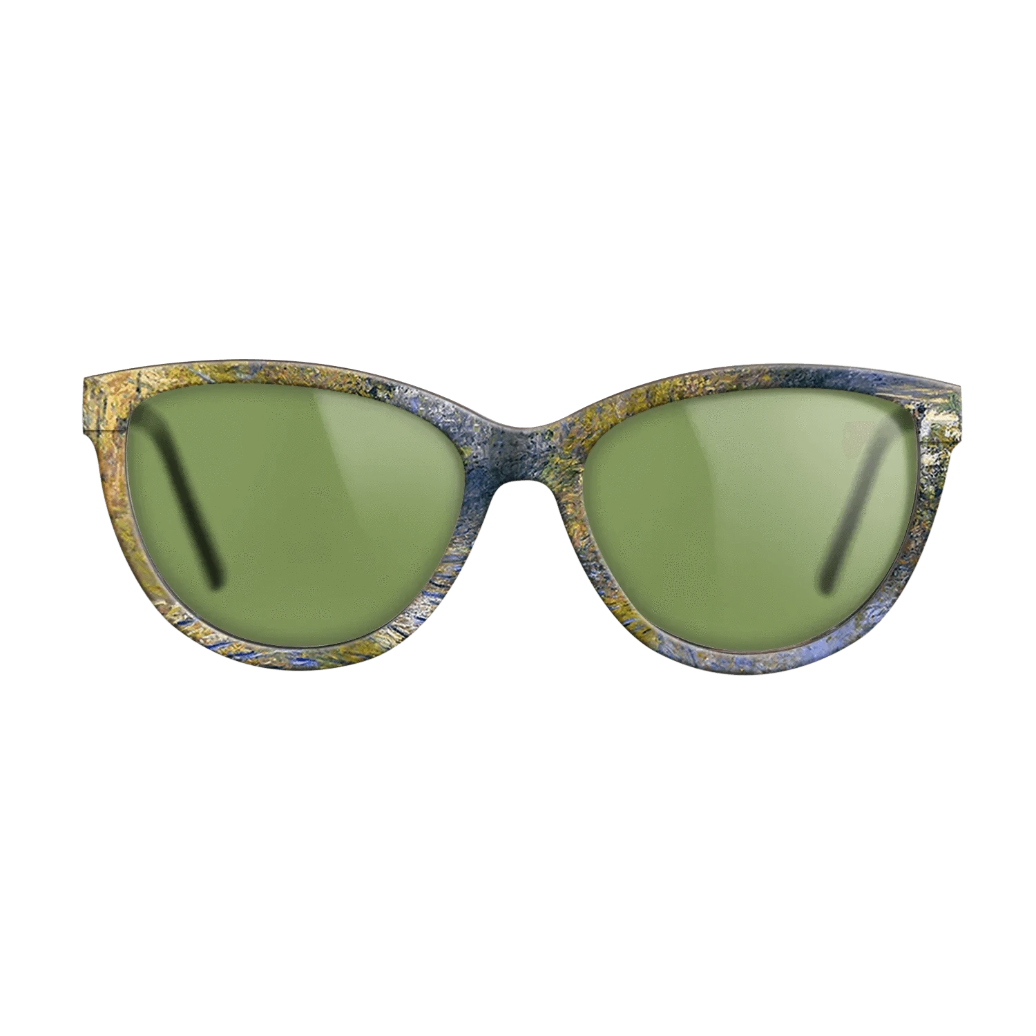 Oil Painting on Straight Grain Walnut: Rococo - Geese in the creek, 1874 - Claude Monet - The Maiden - Cat - 1945 - SIRIS wood optic