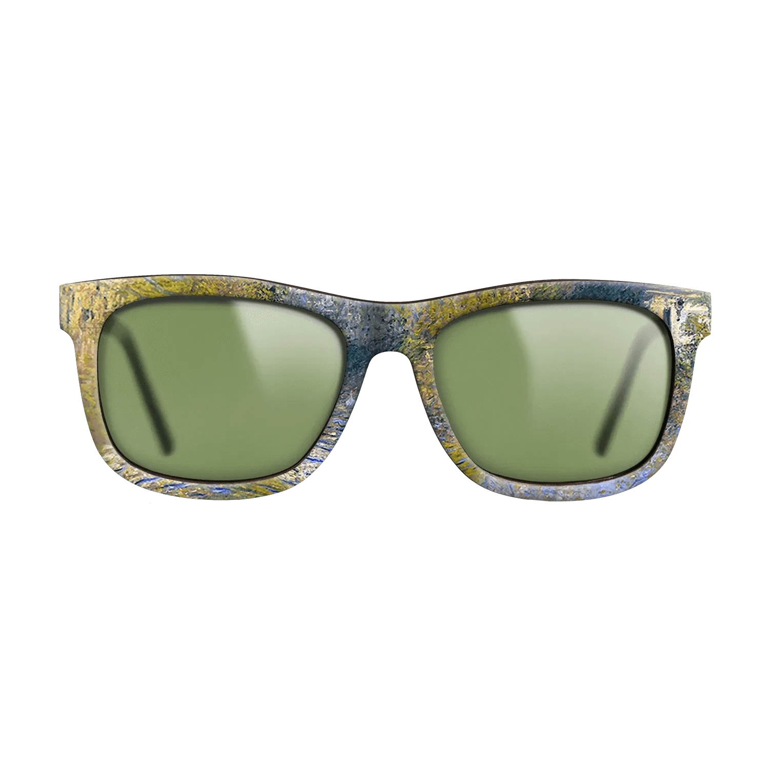 Oil Painting on Straight Grain Walnut: Rococo - Geese in the creek, 1874 - Claude Monet - The Hero - Square - 1945 - SIRIS wood optic