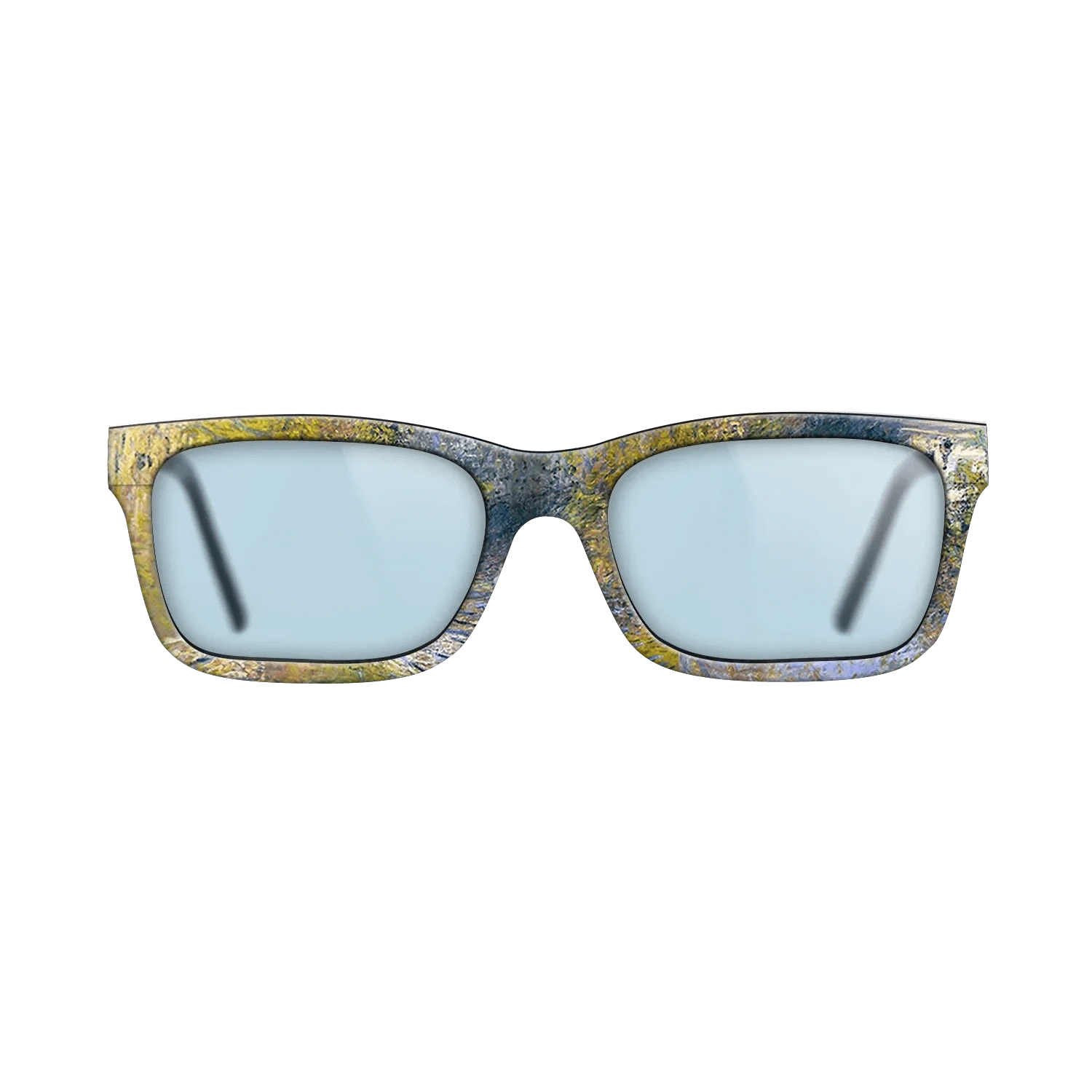 Oil Painting on Straight Grain Walnut: Rococo - Geese in the creek, 1874 - Claude Monet - The Sage - Rectangle - 1945 - SIRIS wood optic