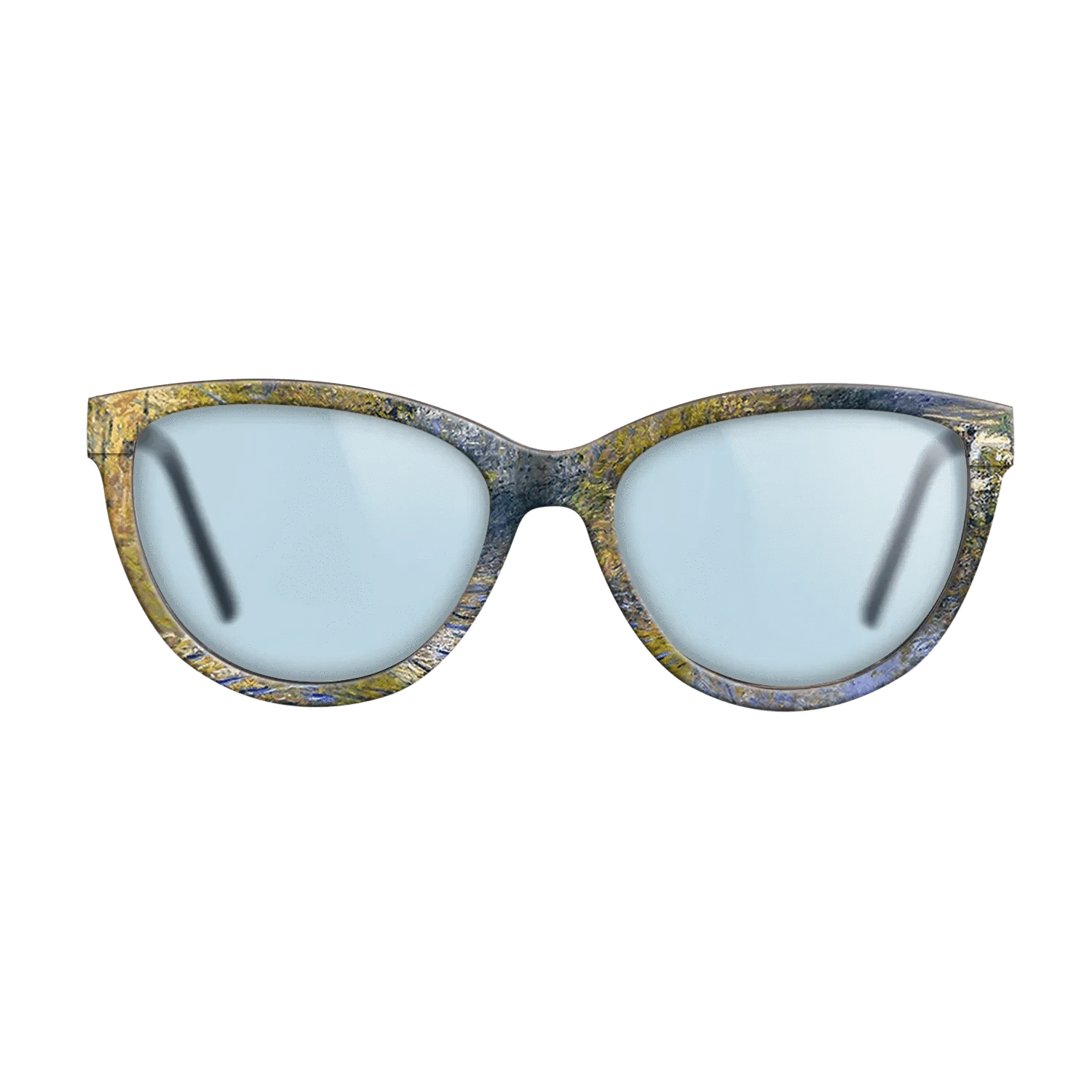 Oil Painting on Straight Grain Walnut: Rococo - Geese in the creek, 1874 - Claude Monet - The Maiden - Cat - 1945 - SIRIS wood optic