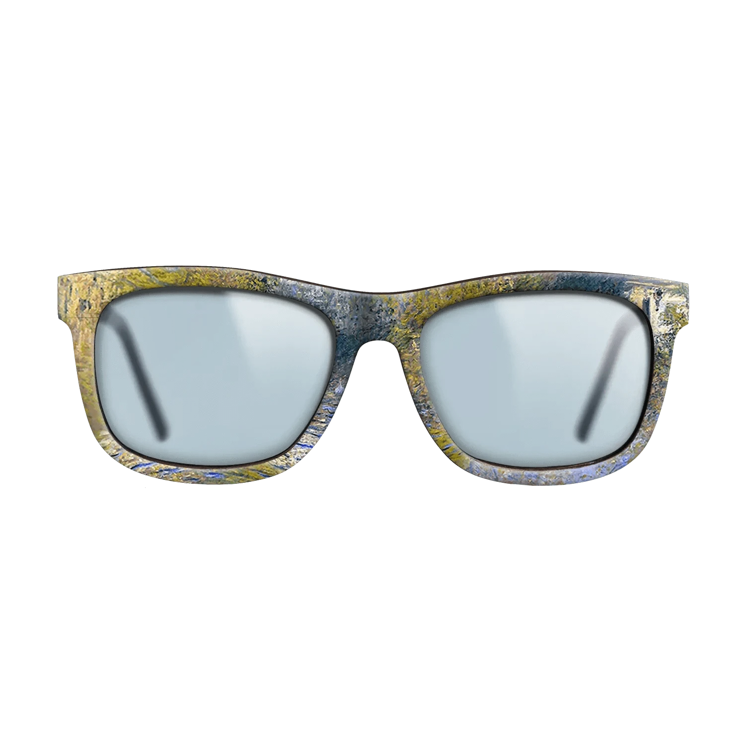 Oil Painting on Straight Grain Walnut: Rococo - Geese in the creek, 1874 - Claude Monet - The Hero - Square - 1945 - SIRIS wood optic