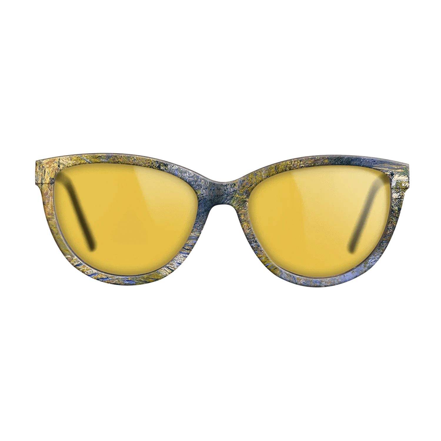 Oil Painting on Straight Grain Walnut: Rococo - Geese in the creek, 1874 - Claude Monet - The Maiden - Cat - 1945 - SIRIS wood optic