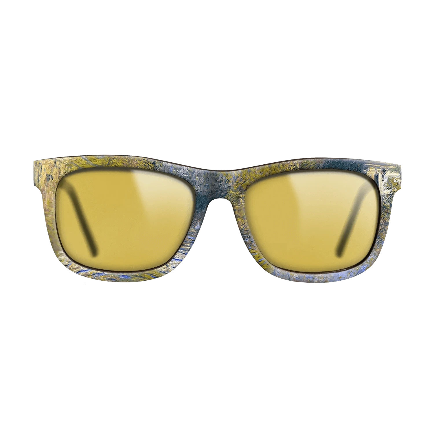 Oil Painting on Straight Grain Walnut: Rococo - Geese in the creek, 1874 - Claude Monet - The Hero - Square - 1945 - SIRIS wood optic