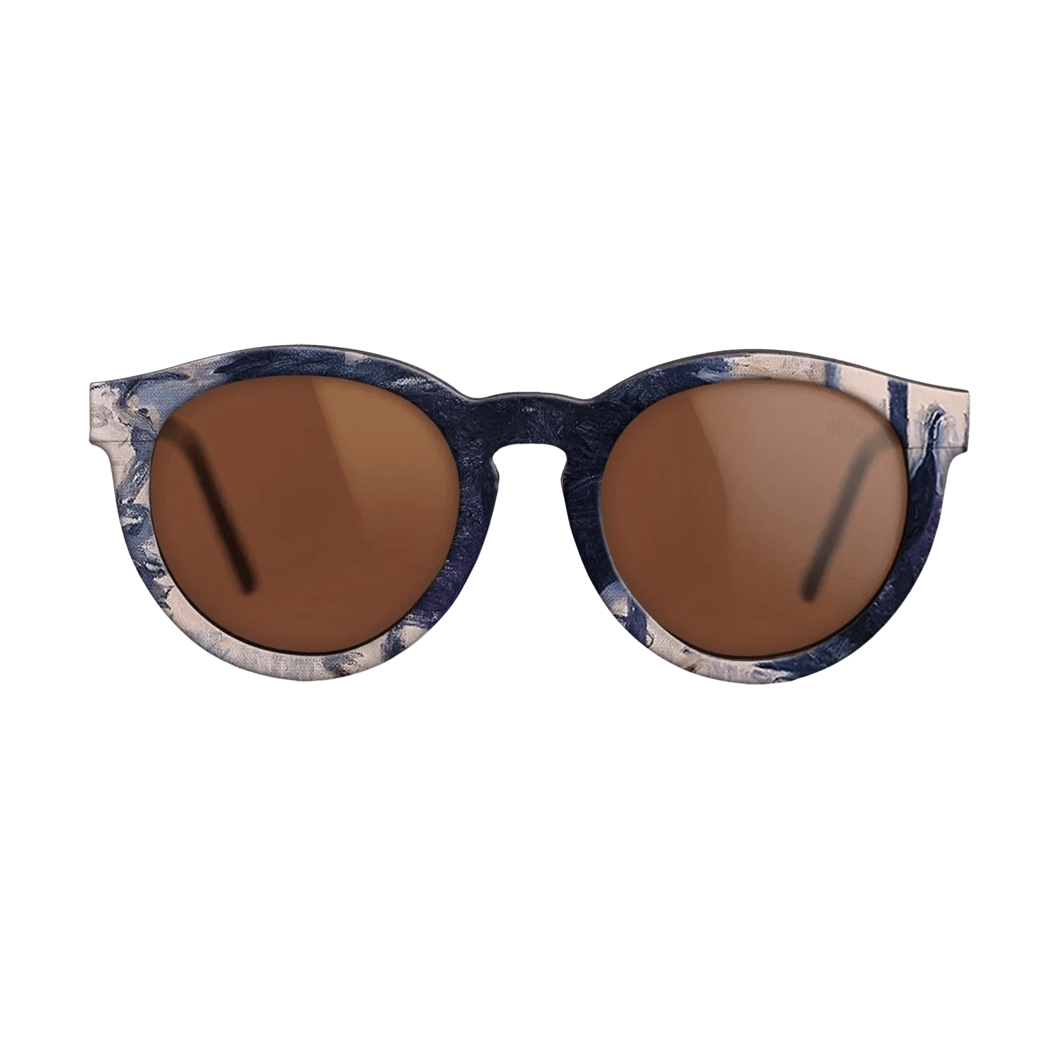 Oil Painting on Straight Grain Walnut: Rococo - Gondola in Venice, 1908 - Claude Monet - The Rebel - Round - 1859 - SIRIS wood optic