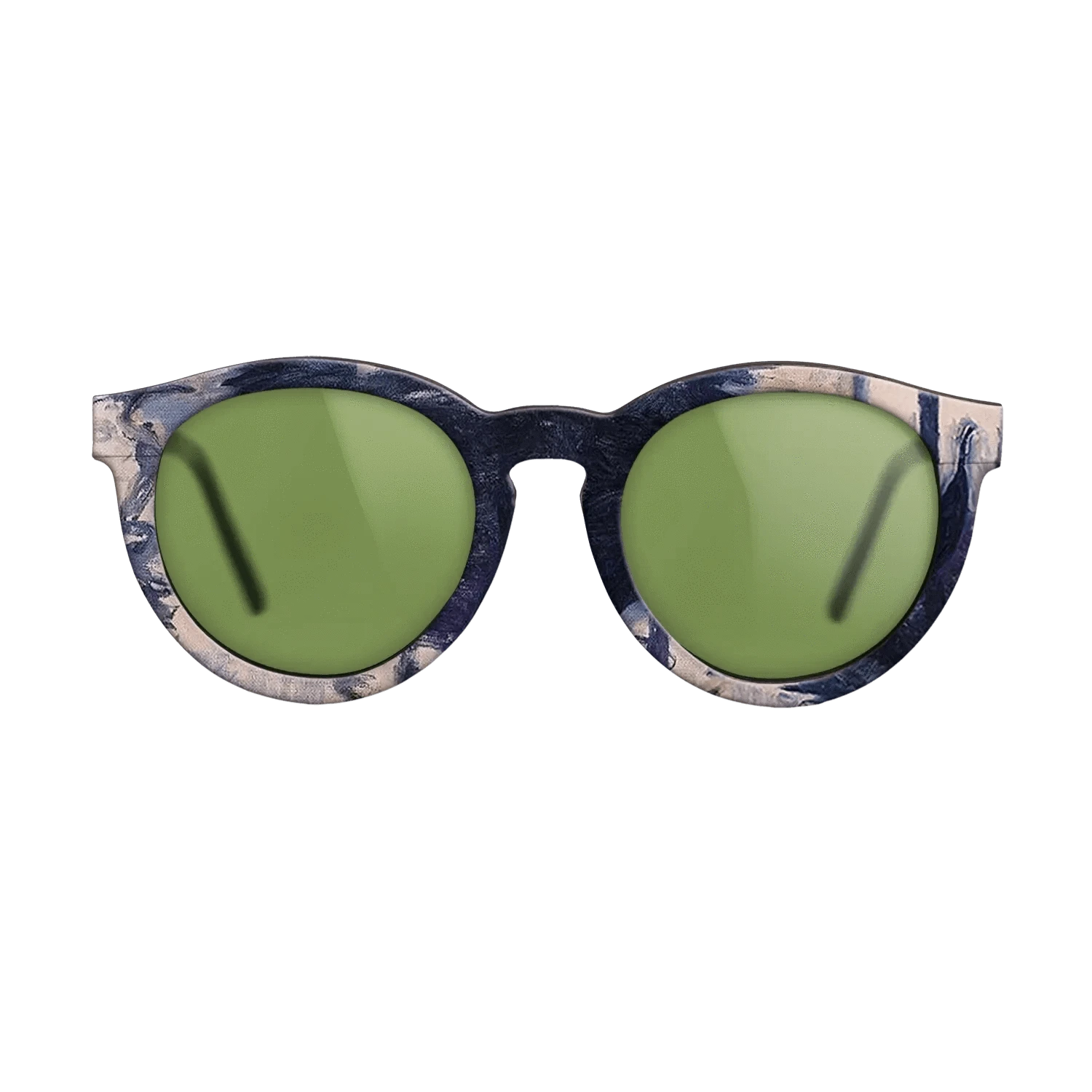 Oil Painting on Straight Grain Walnut: Rococo - Gondola in Venice, 1908 - Claude Monet - The Rebel - Round - 1859 - SIRIS wood optic