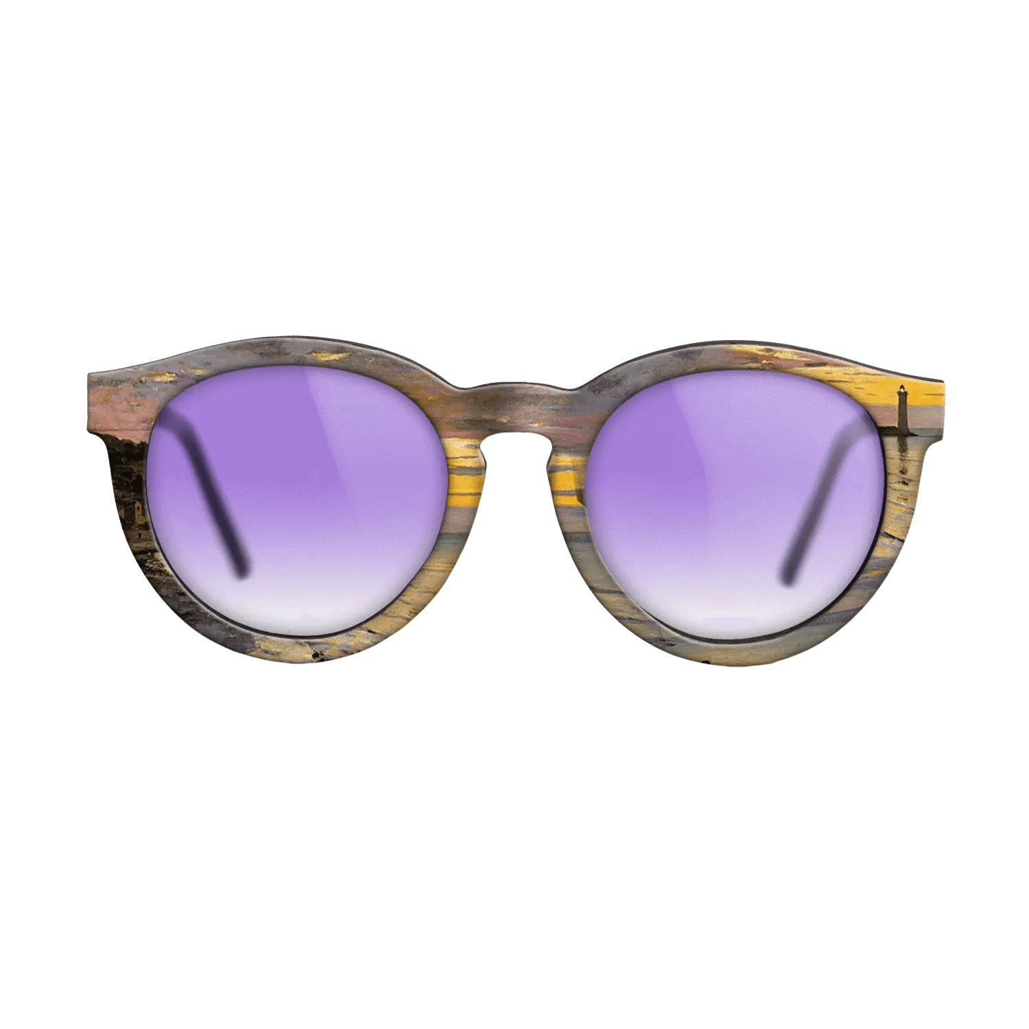 Oil Painting on Straight Grain Walnut: Rococo - Hauling a Boat Ashore, Honfleur, 1864 - Claude Monet - The Rebel - Round - 866 - SIRIS wood optic