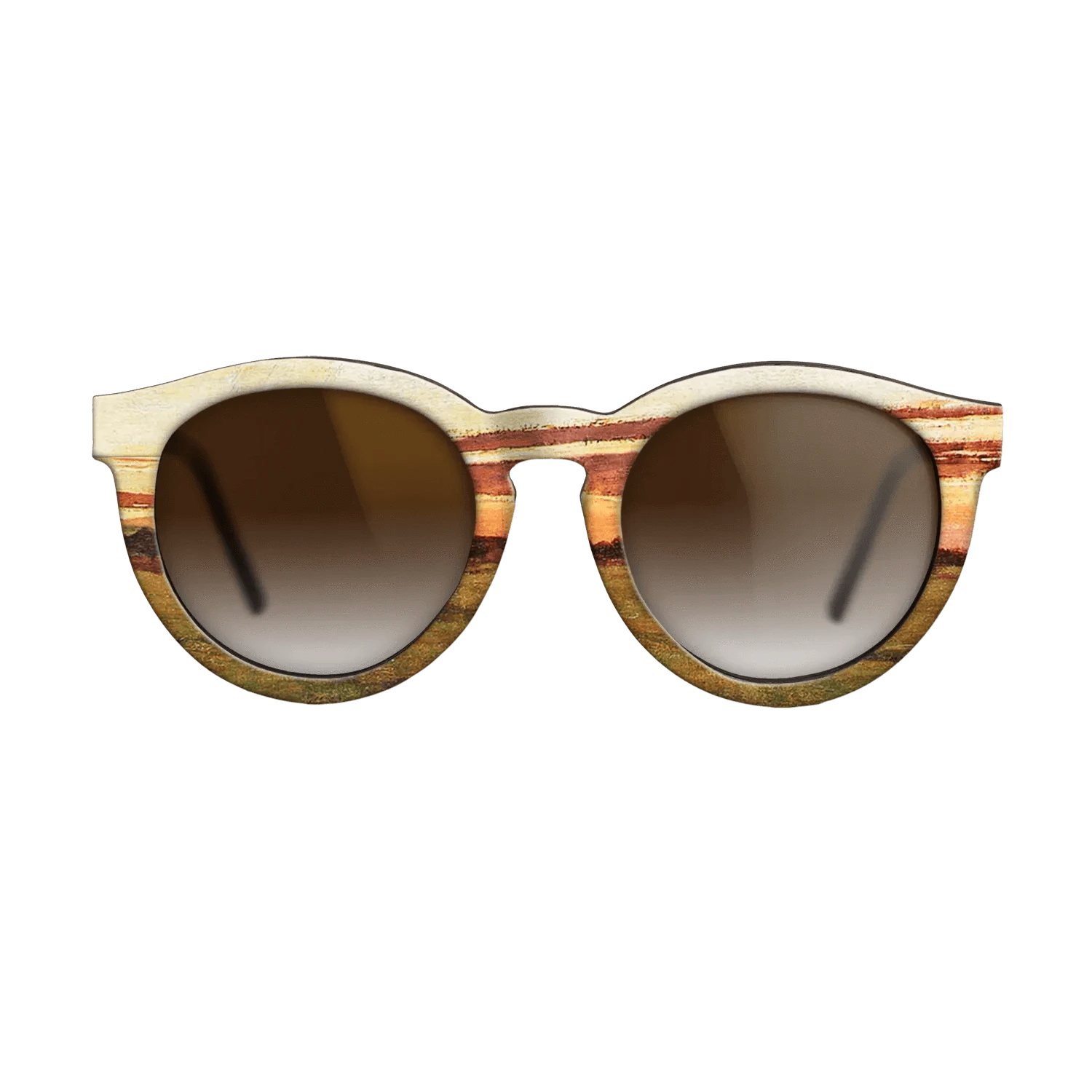 Oil Painting on Straight Grain Walnut: Rococo - Haystacks at Chailly, 1865 - Claude Monet - The Rebel - Round - 1012 - SIRIS wood optic