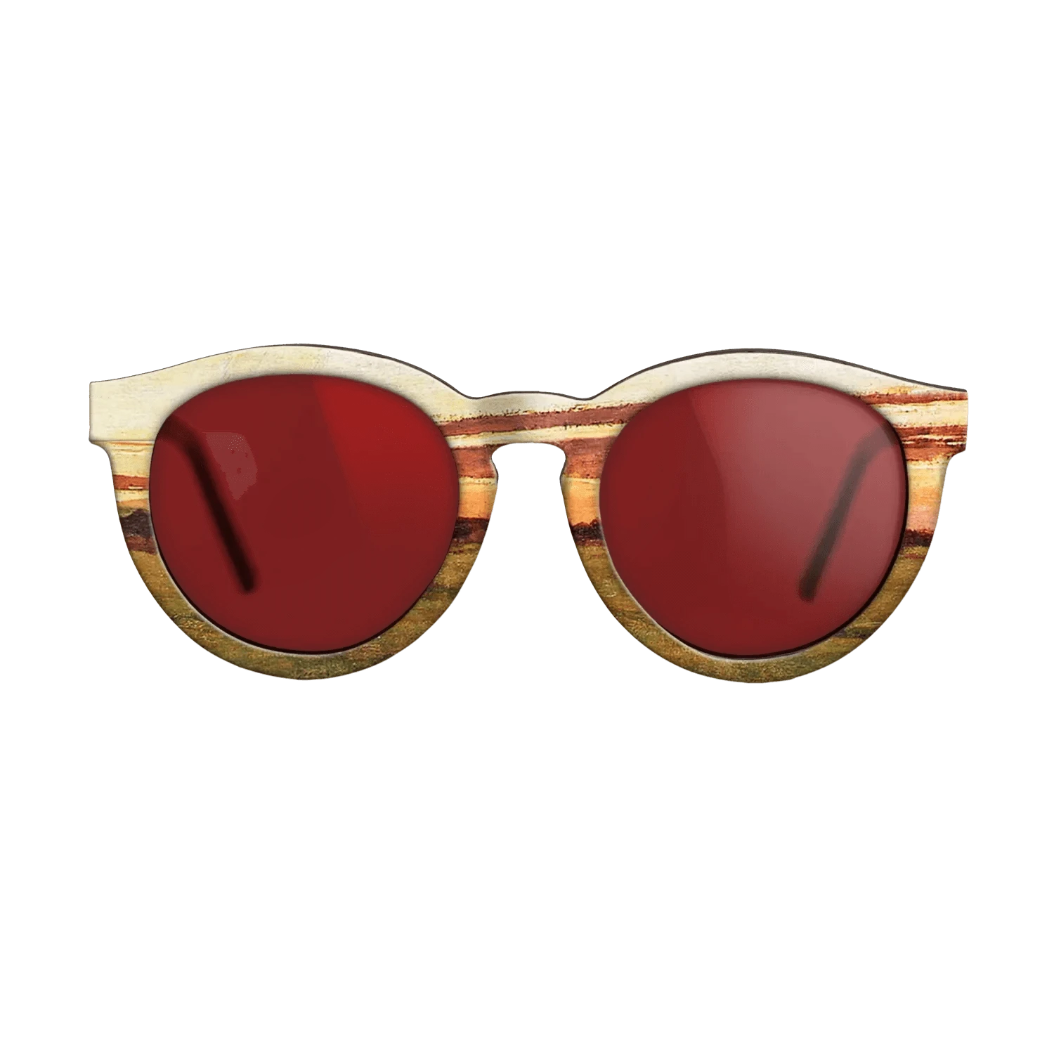 Oil Painting on Straight Grain Walnut: Rococo - Haystacks at Chailly, 1865 - Claude Monet - The Rebel - Round - 1012 - SIRIS wood optic