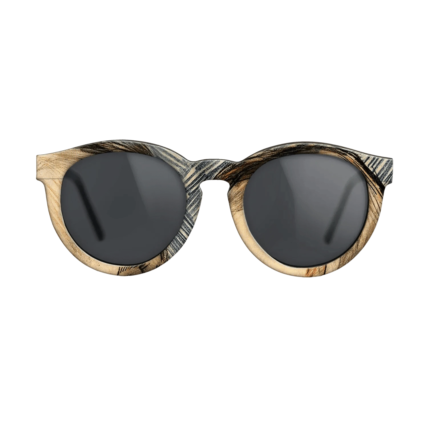 Oil Painting on Straight Grain Walnut: Rococo - Head of a Man (Possibly Theo van Gogh), 1887 - Vincent van Gogh - The Rebel - Round - 1931 - SIRIS wood optic