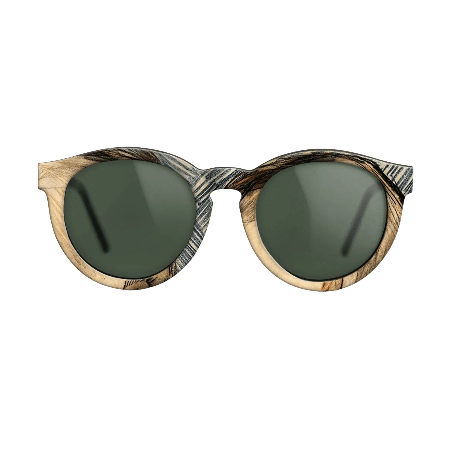 Oil Painting on Straight Grain Walnut: Rococo - Head of a Man (Possibly Theo van Gogh), 1887 - Vincent van Gogh - The Rebel - Round - 1931 - SIRIS wood optic