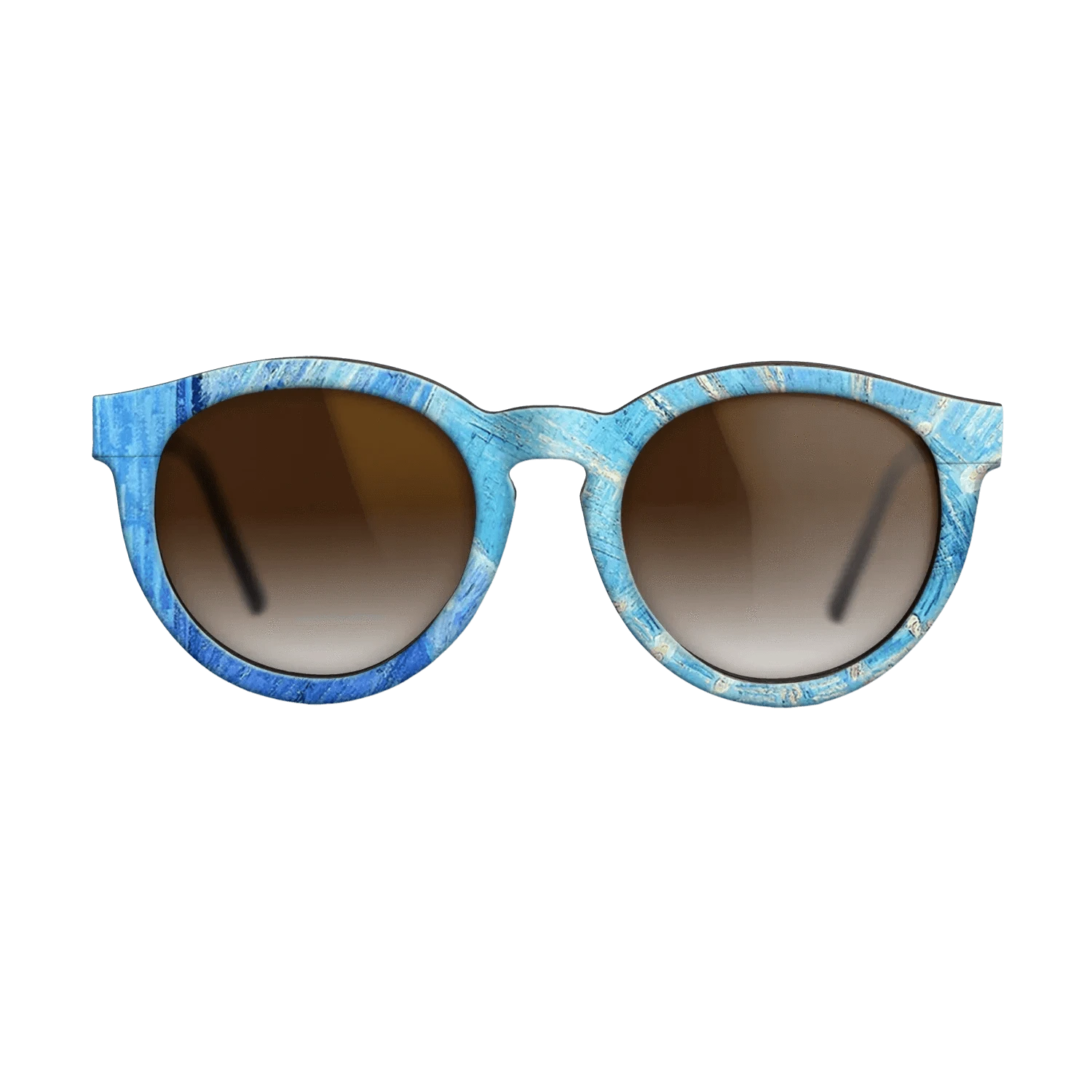 Oil Painting on Straight Grain Walnut: Rococo - Head of an Angel, after Rembrandt Vincent van Gogh - The Rebel - Round - 1368 - SIRIS wood optic